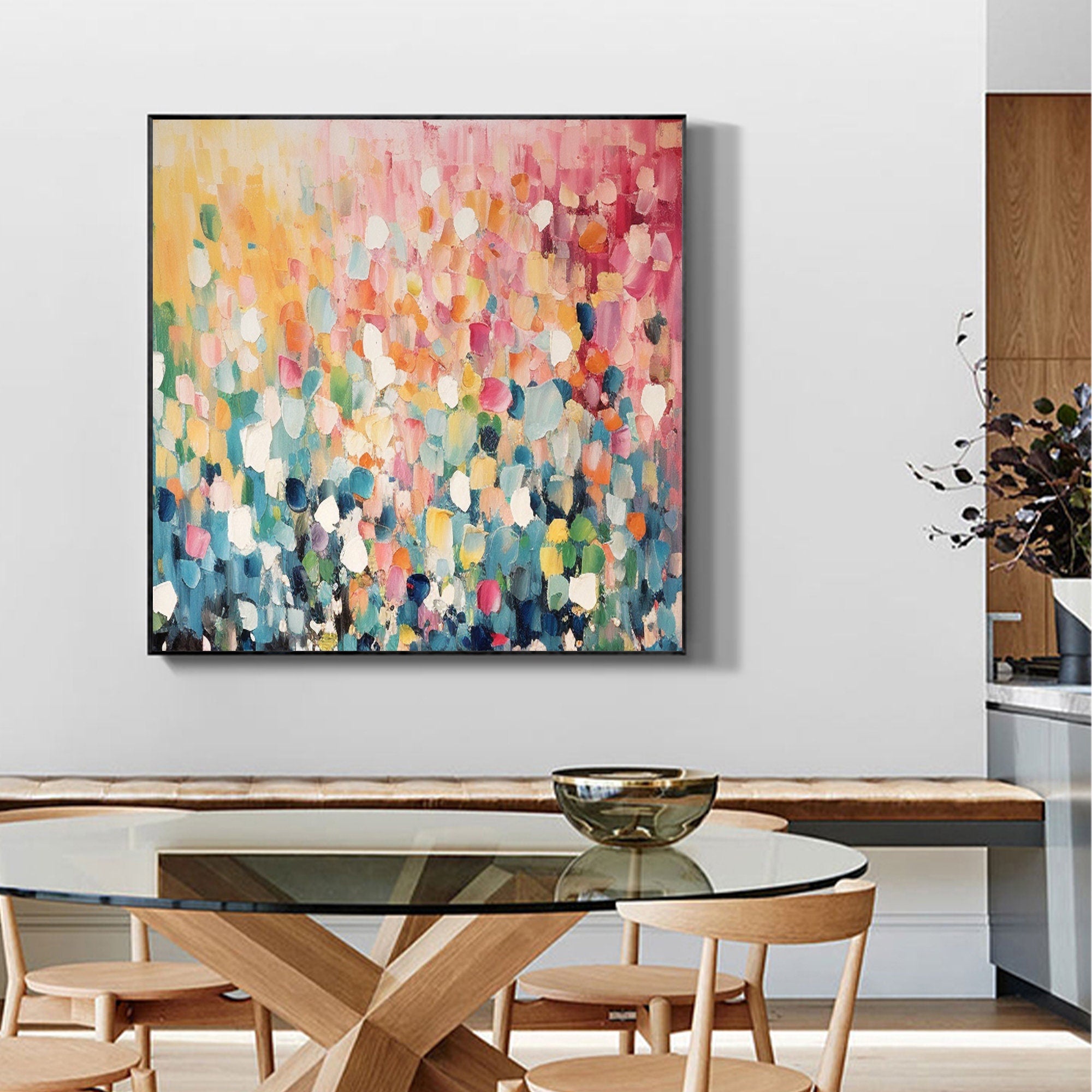 Bright and Colorful Abstract Art for Contemporary Interiors #CAP 021