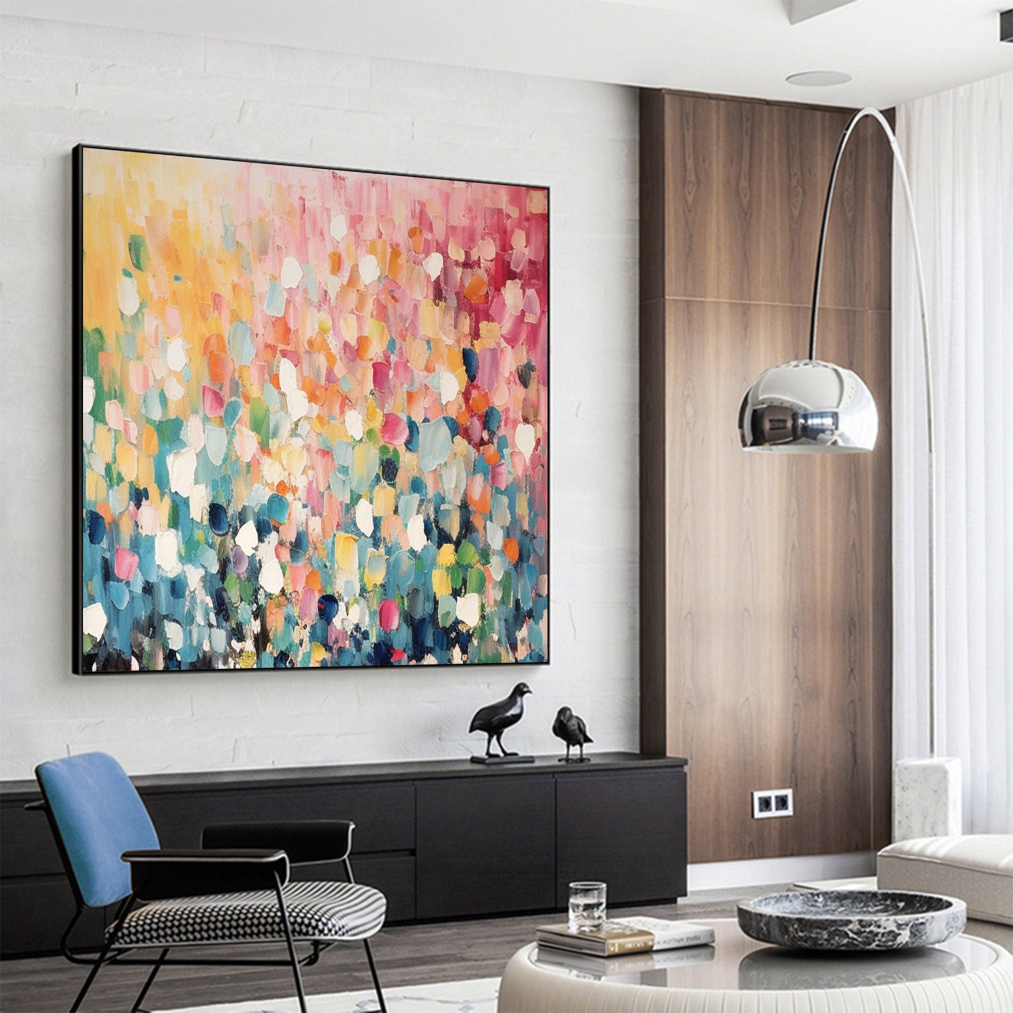 Bright and Colorful Abstract Art for Contemporary Interiors #CAP 021