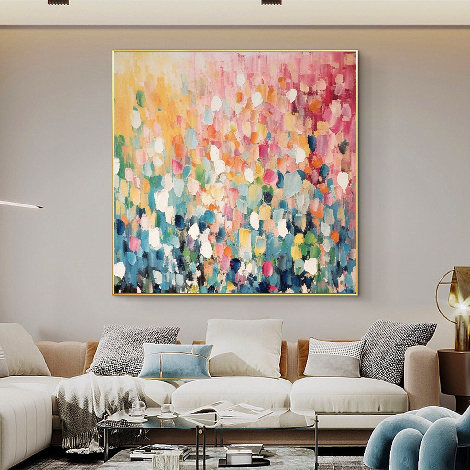 Bright and Colorful Abstract Art for Contemporary Interiors #CAP 021