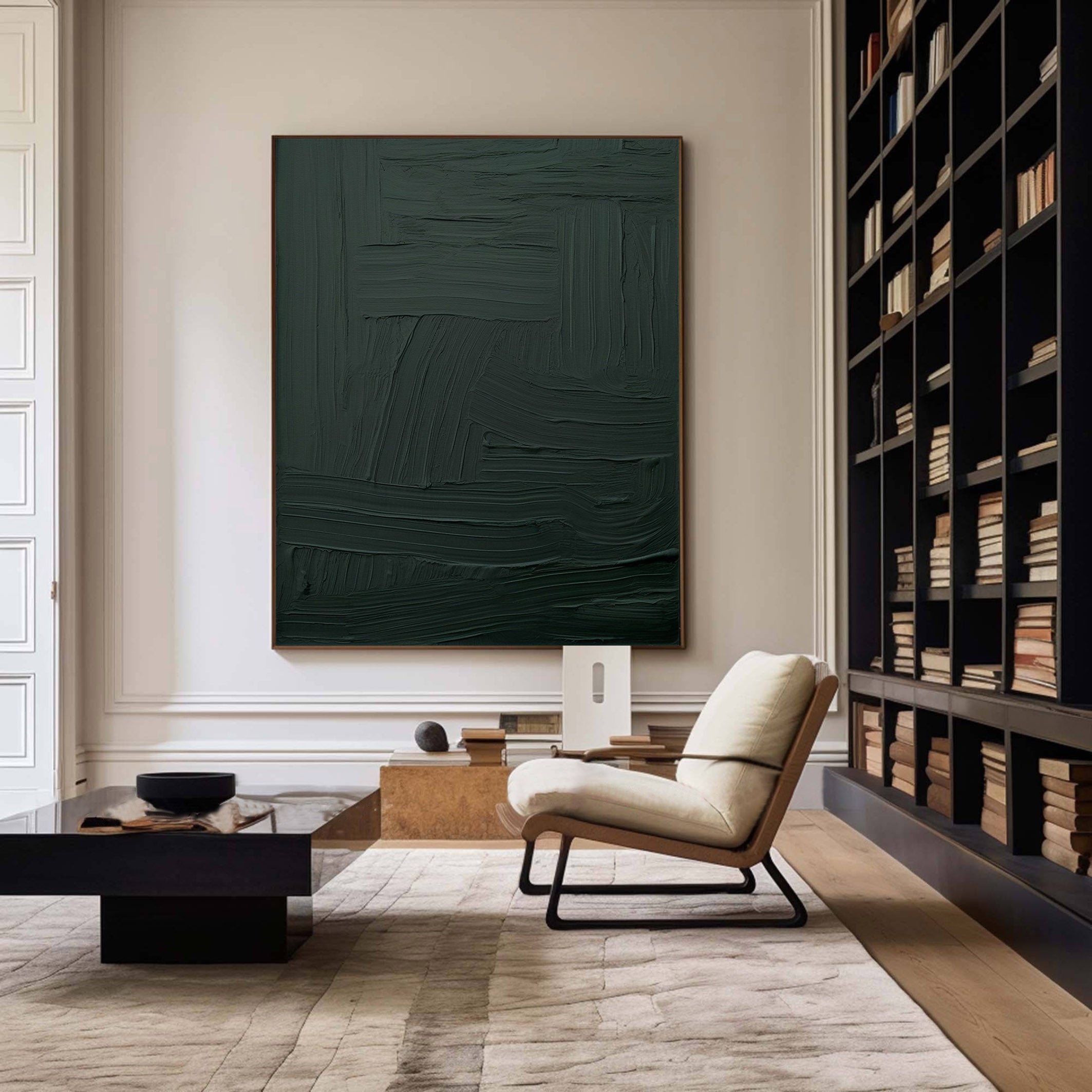 Blue & Green Minimalist Painting #BGM 022