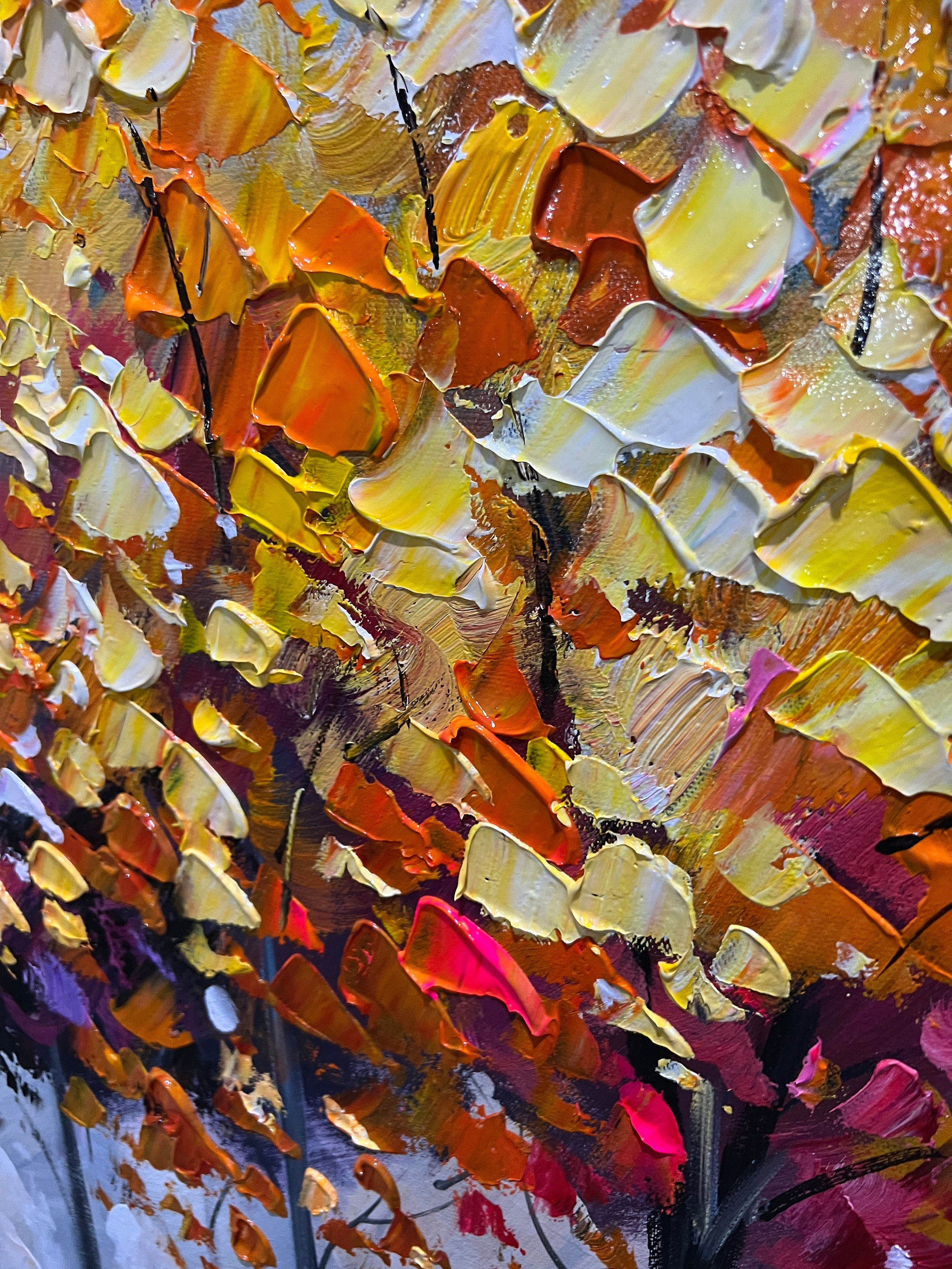 Colorful Tree Abstract Canvas Art for Modern Interiors #CAP 025