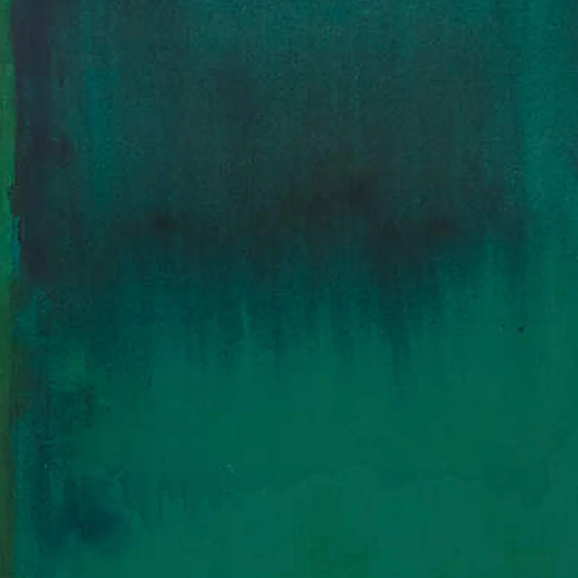 Aurora Green Canvas, Atmospheric Minimalist Decor #BGA 198