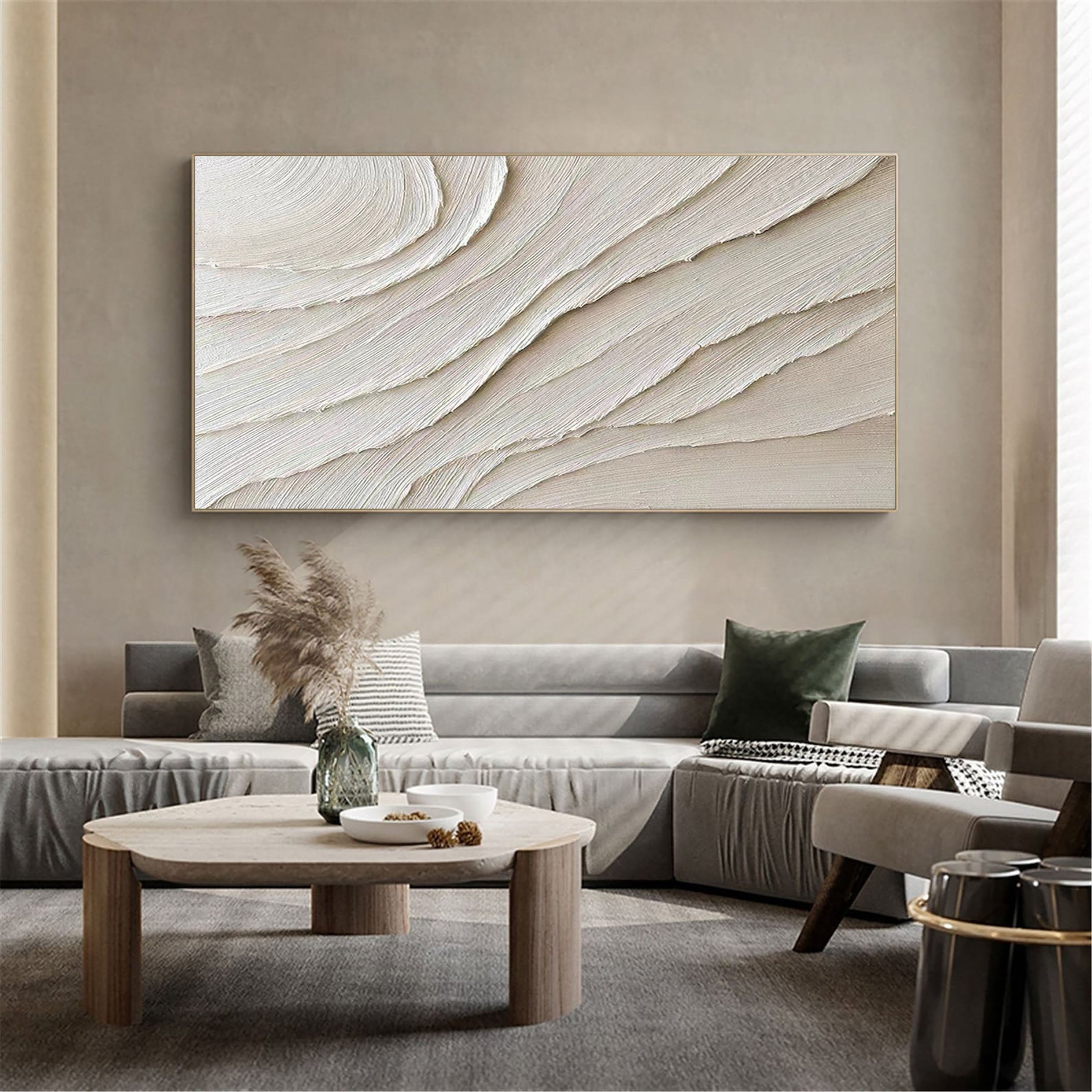 White Minimalist Painting #WM 017