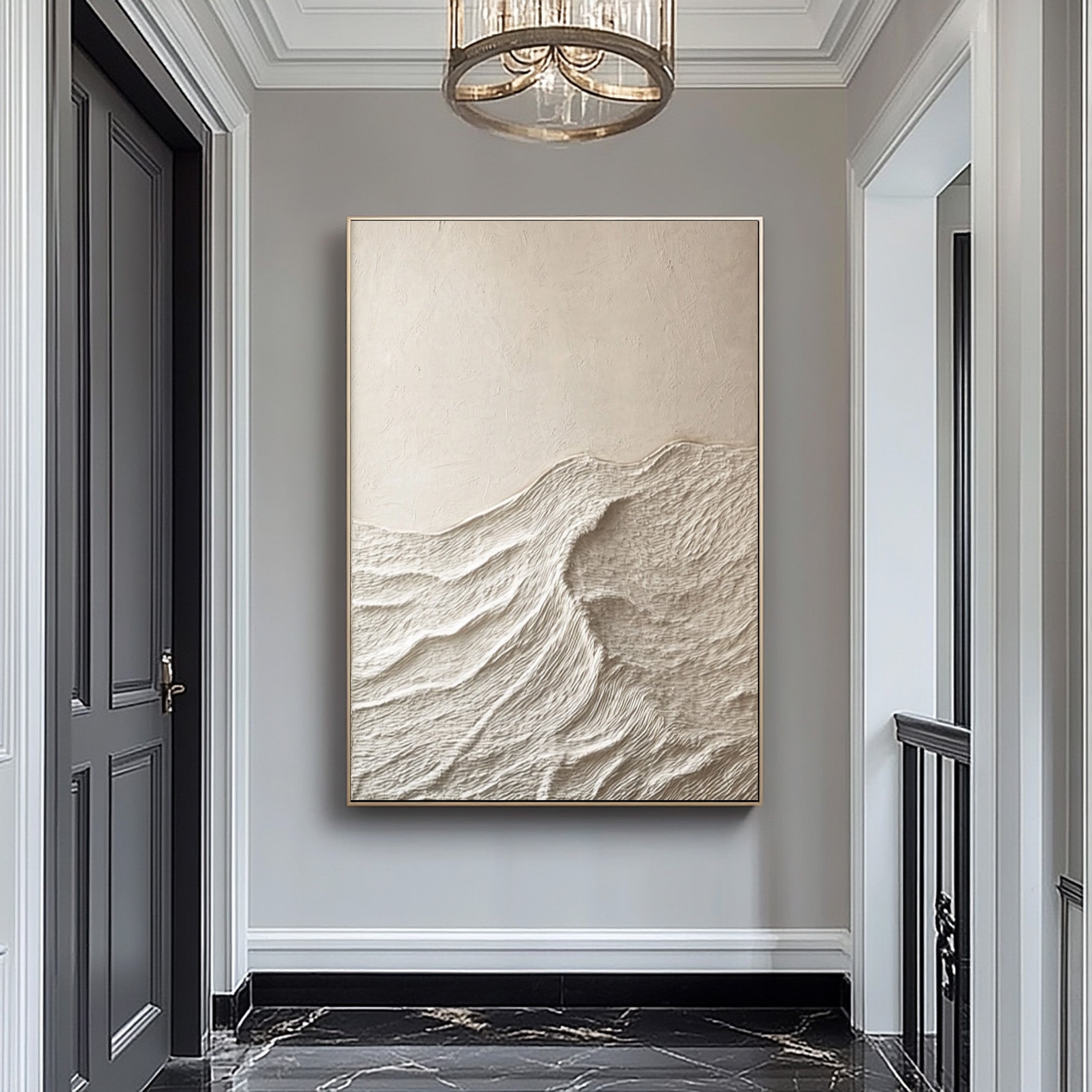 Minimalist Meets Nature Mountain Painting for Modern Homes #BBM 056