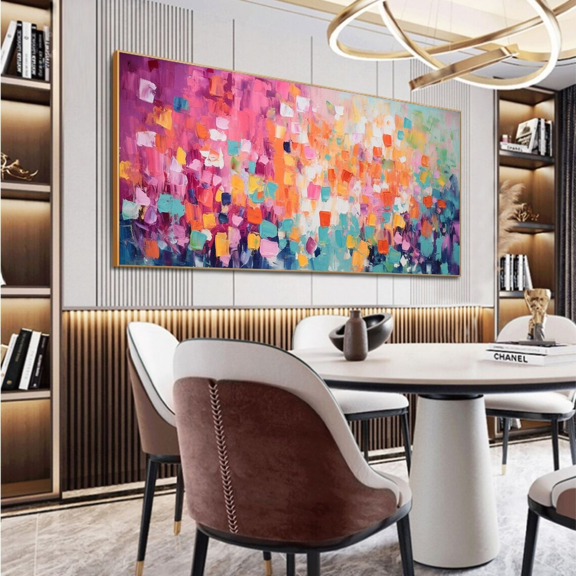 Vibrant Multicolor Abstract Painting #BGA 044