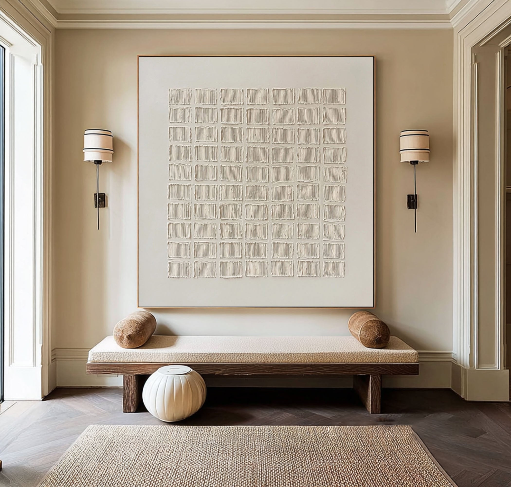 Abstract Shades Painting Sophisticated Home Art #WG 056
