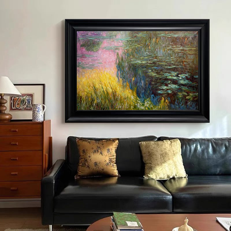 Monet-Esque Lilies, Impressionistic Water Garden #BGA 183