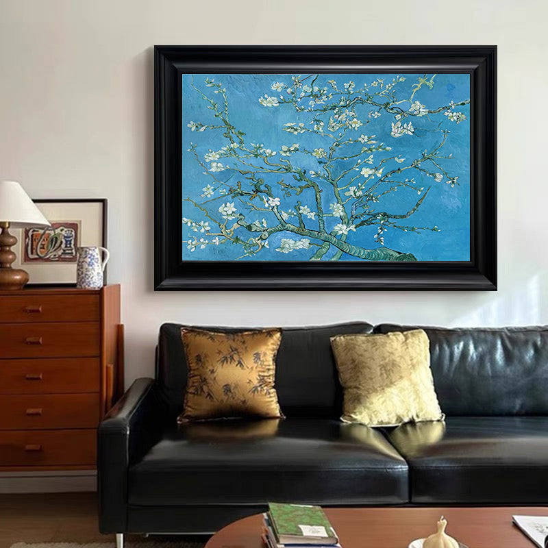 Van Gogh-Style Almonds, Impressionistic Nature Wall Art #BGA 188
