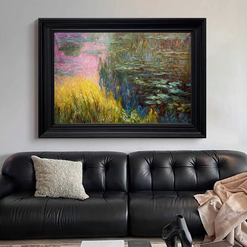 Monet-Esque Lilies, Impressionistic Water Garden #BGA 183