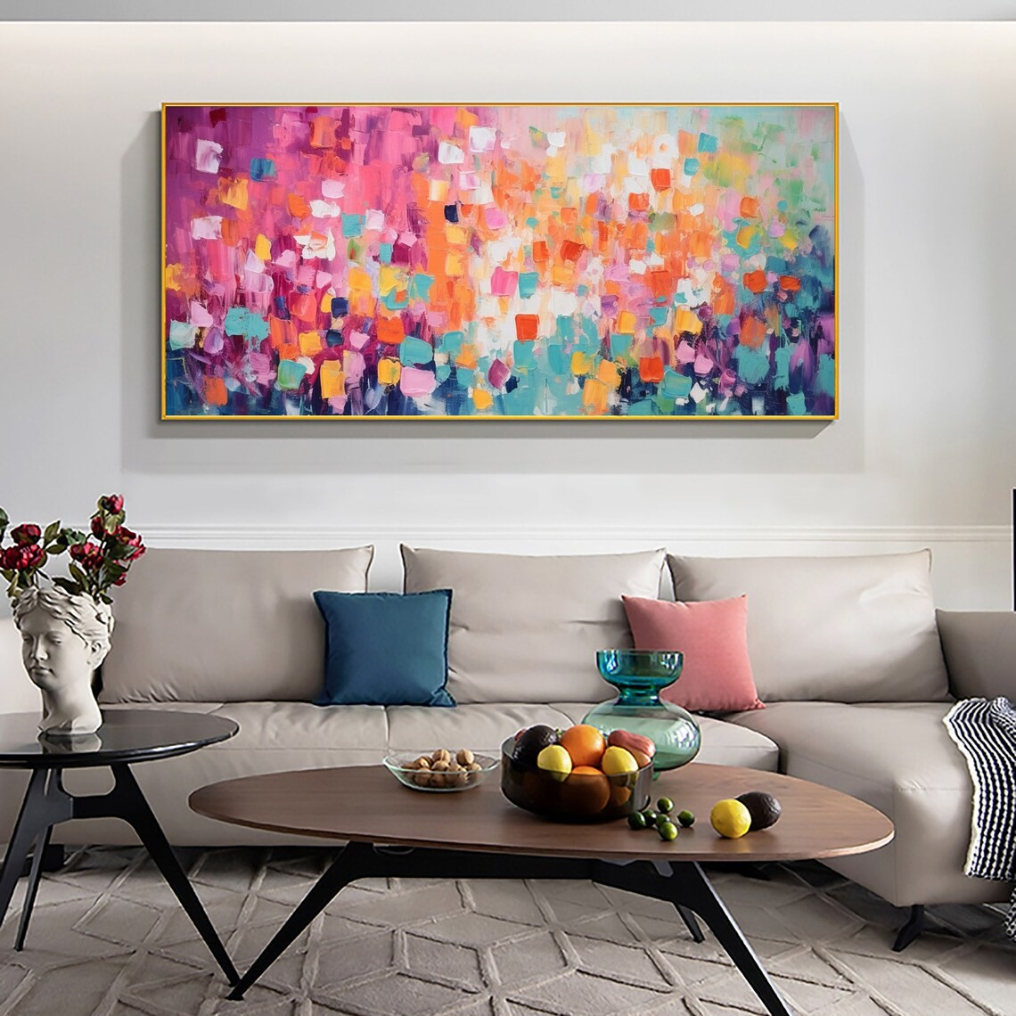Vibrant Multicolor Abstract Painting #BGA 044