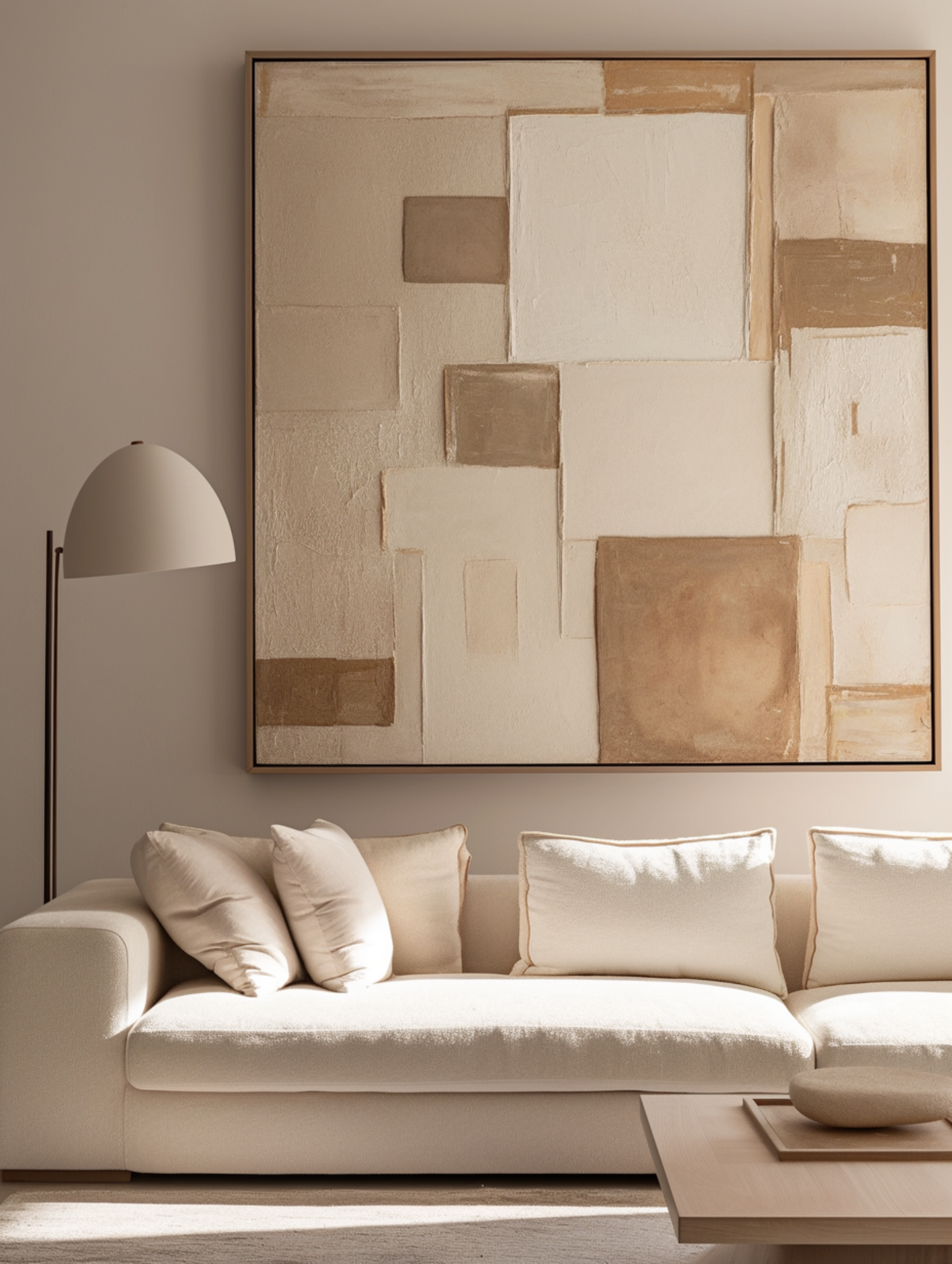 Minimalist Abstract with Geometric Overlap for Modern Home #BGA 286