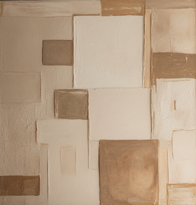 Minimalist Abstract with Geometric Overlap for Modern Home #BGA 286