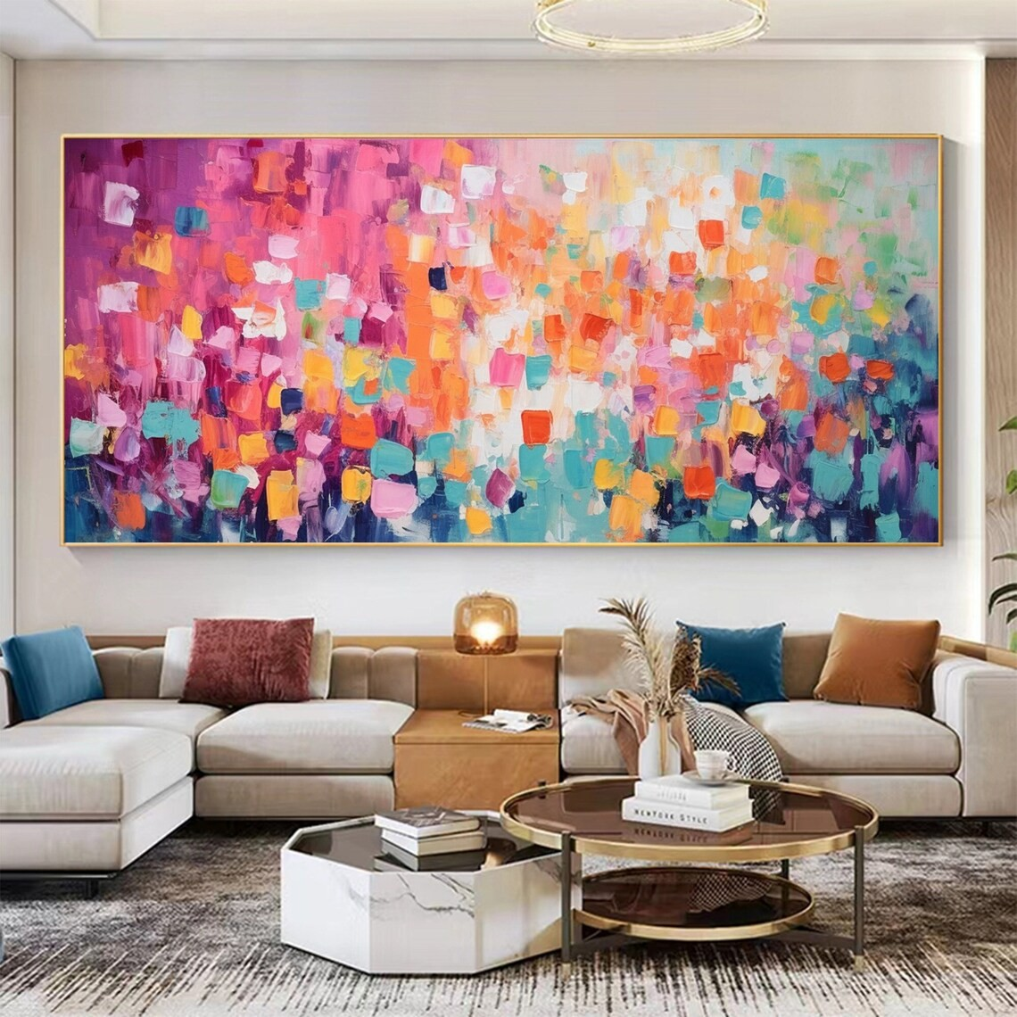 Vibrant Multicolor Abstract Painting #BGA 044
