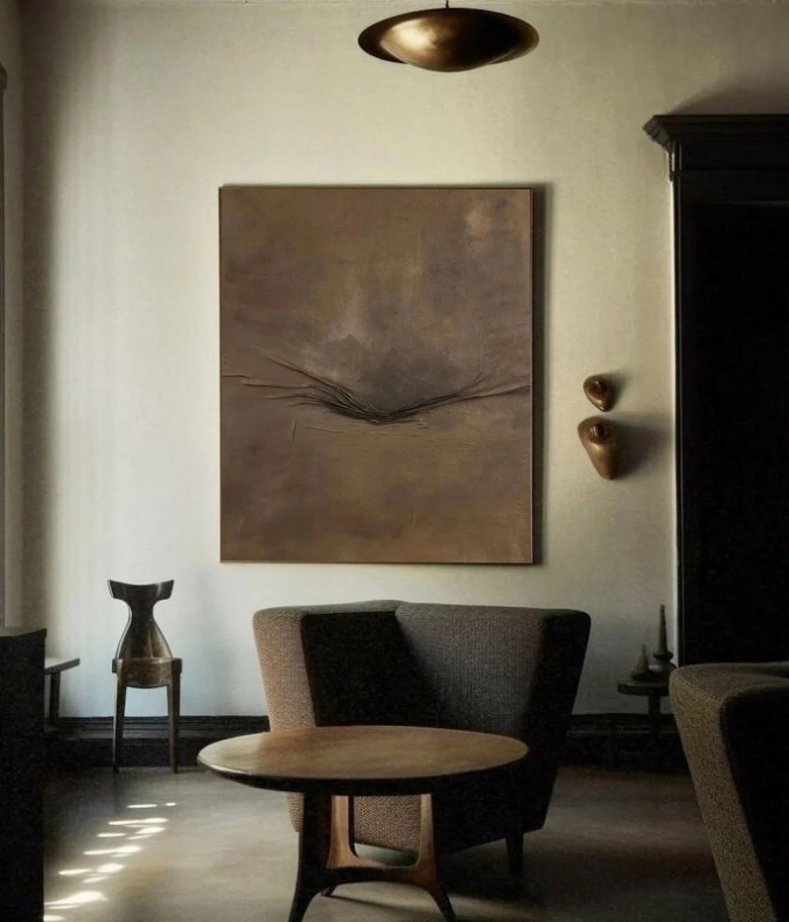 Neutral Toned Abstract, Wabi-Sabi Textured Inspired Wall Art #BGA 154