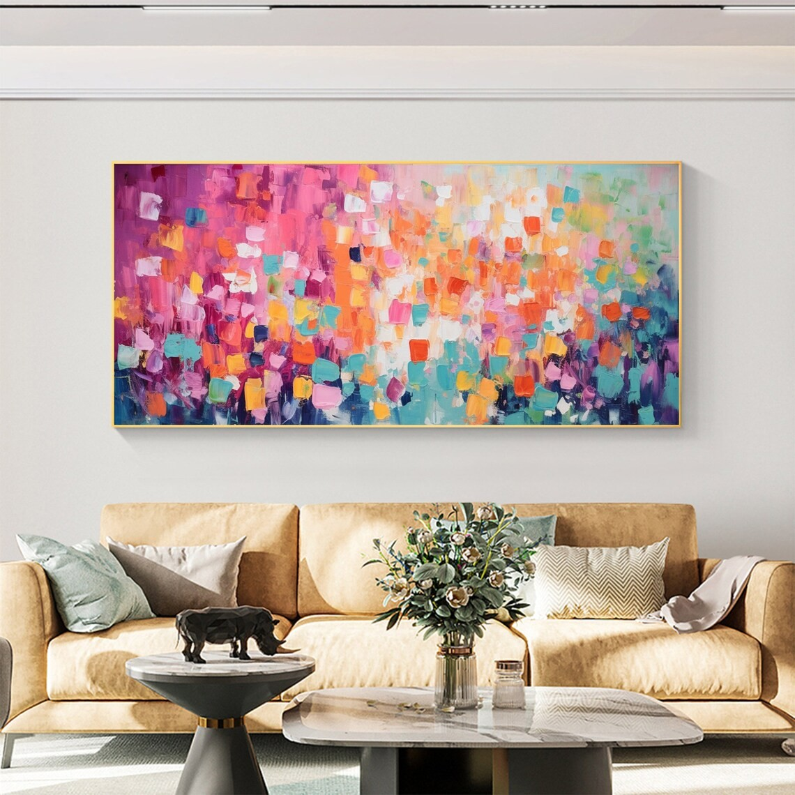 Vibrant Multicolor Abstract Painting #BGA 044