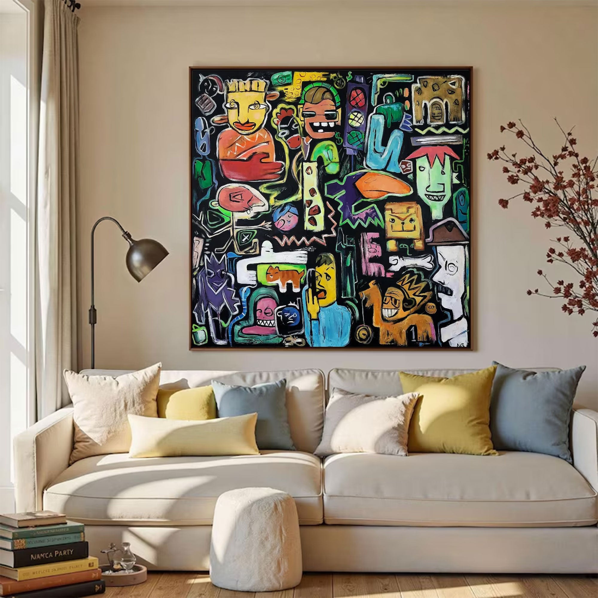Large Contemporary Graffiti Figurative Art | MuroArt #WGA 024