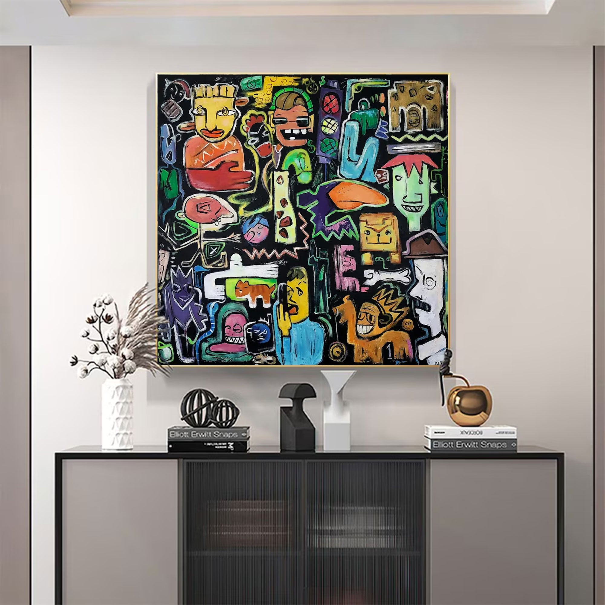 Large Contemporary Graffiti Figurative Art | MuroArt #WGA 024