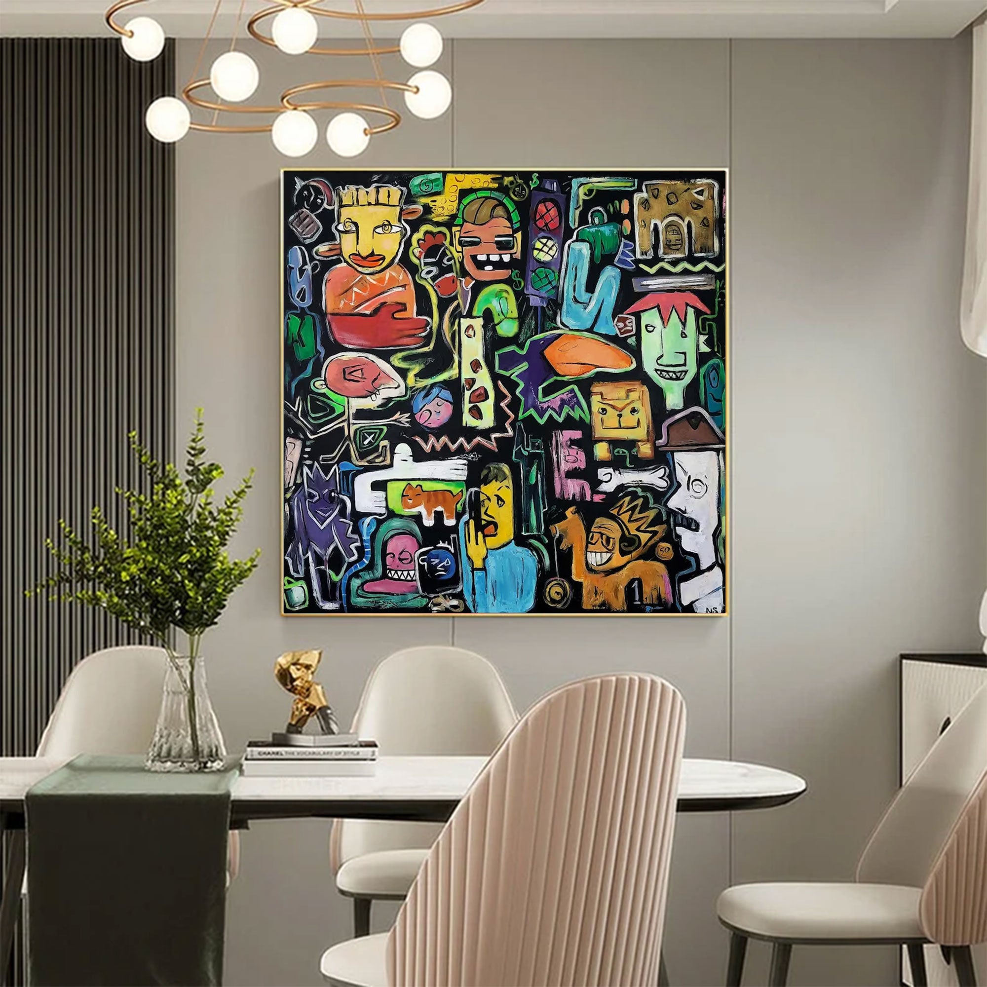 Large Contemporary Graffiti Figurative Art | MuroArt #WGA 024