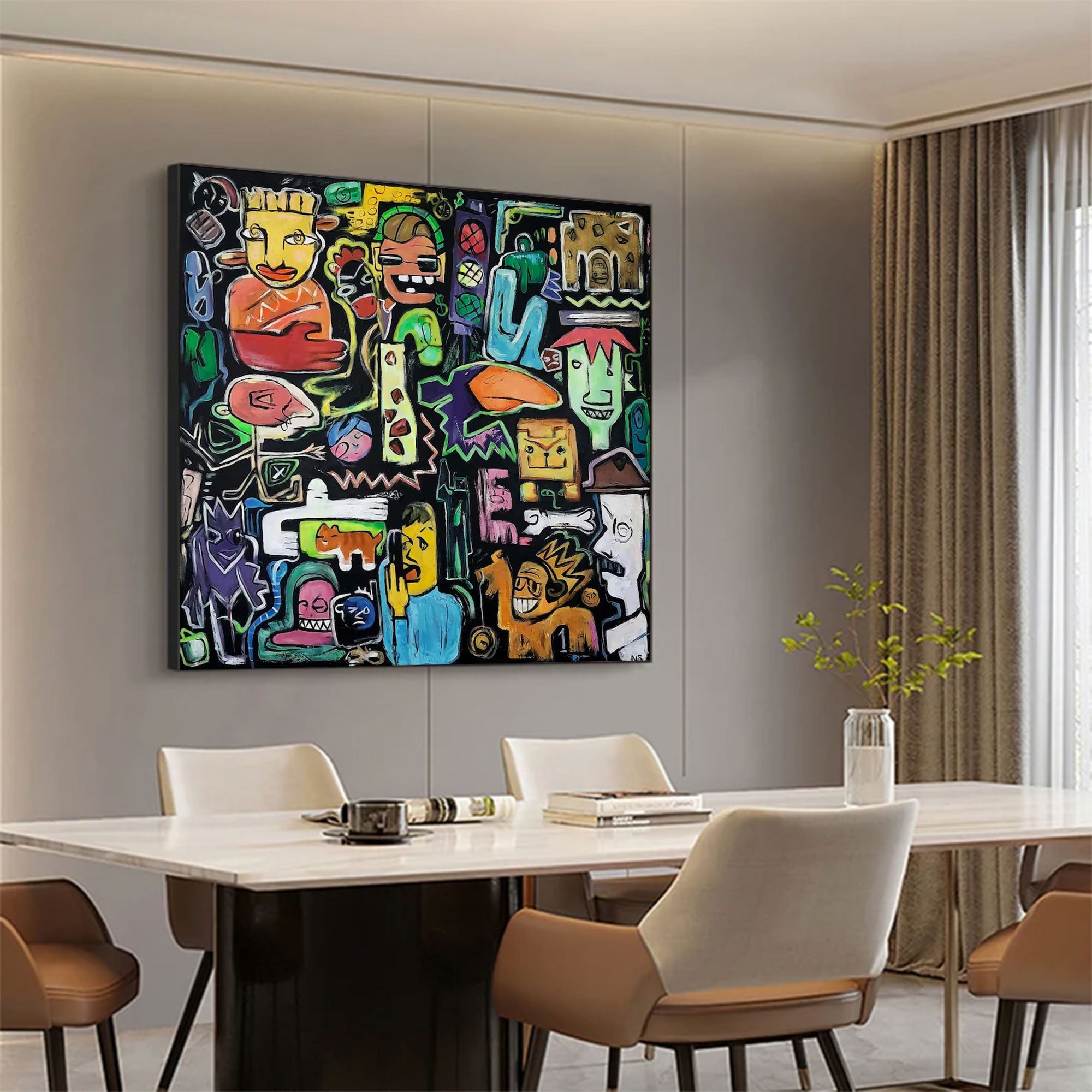 Large Contemporary Graffiti Figurative Art | MuroArt #WGA 024