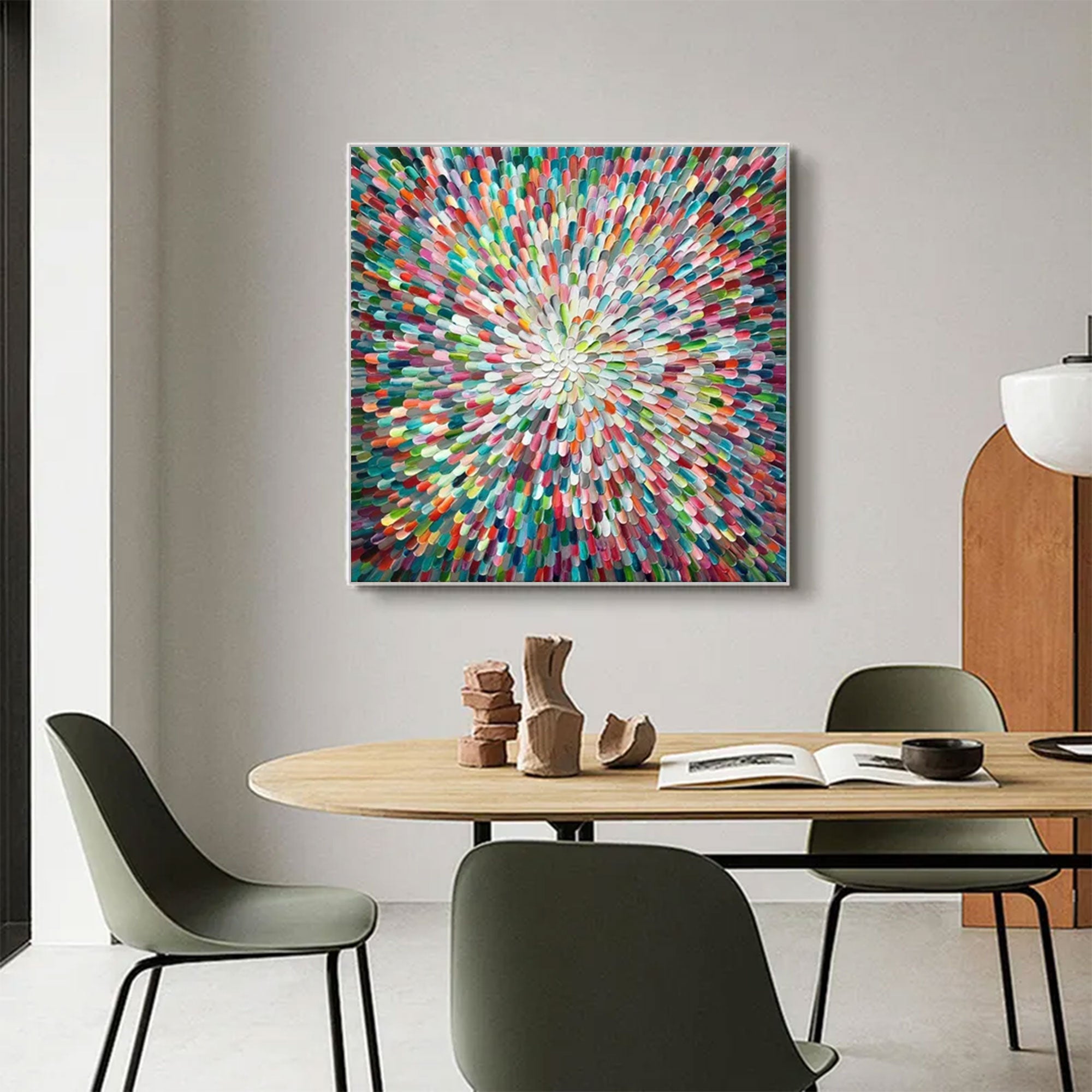 Large Contemporary Abstract Sculptural Art | MuroArt #WGA 033