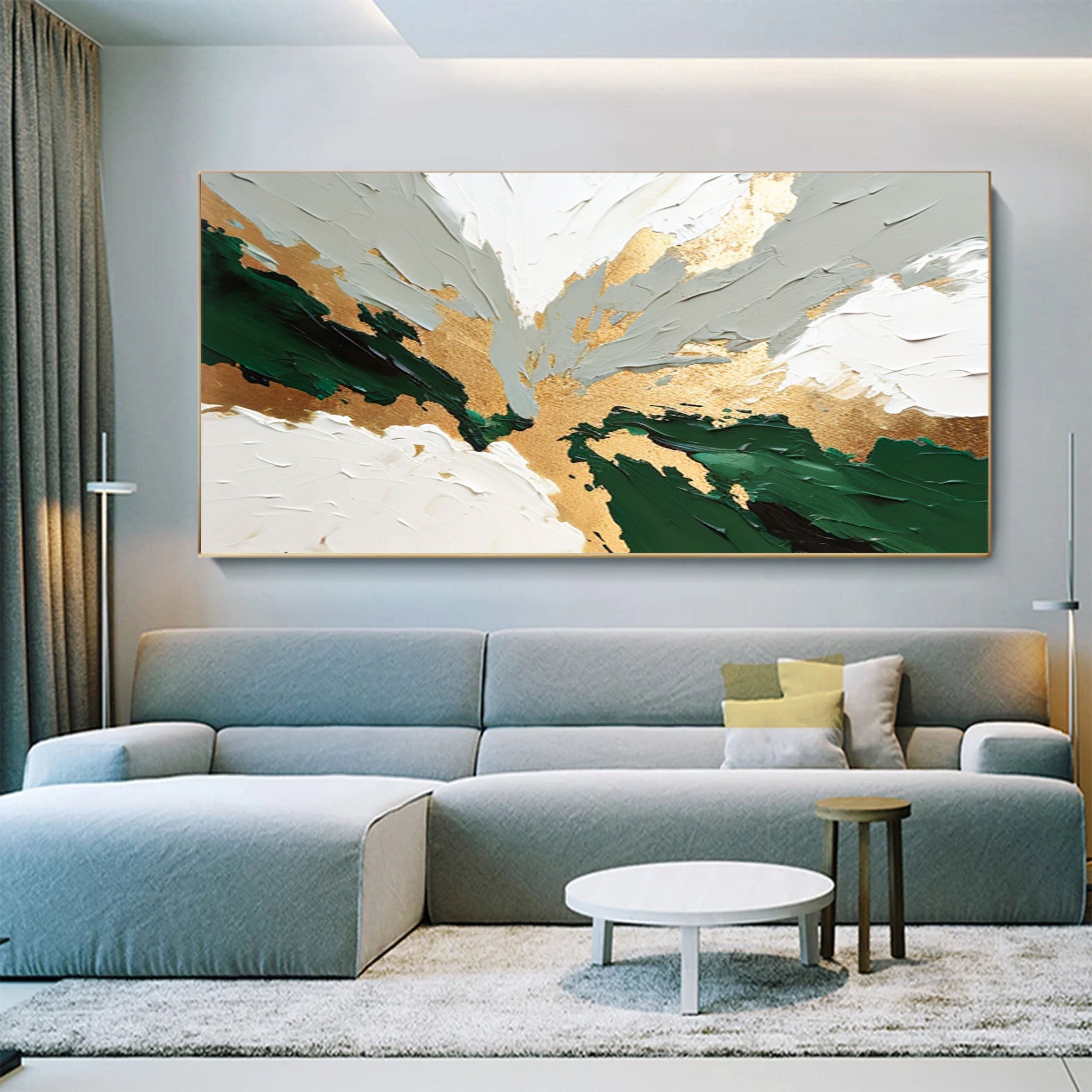 Abstract Art Oil Painting Luxurious Living Room Decoration #BGM 051