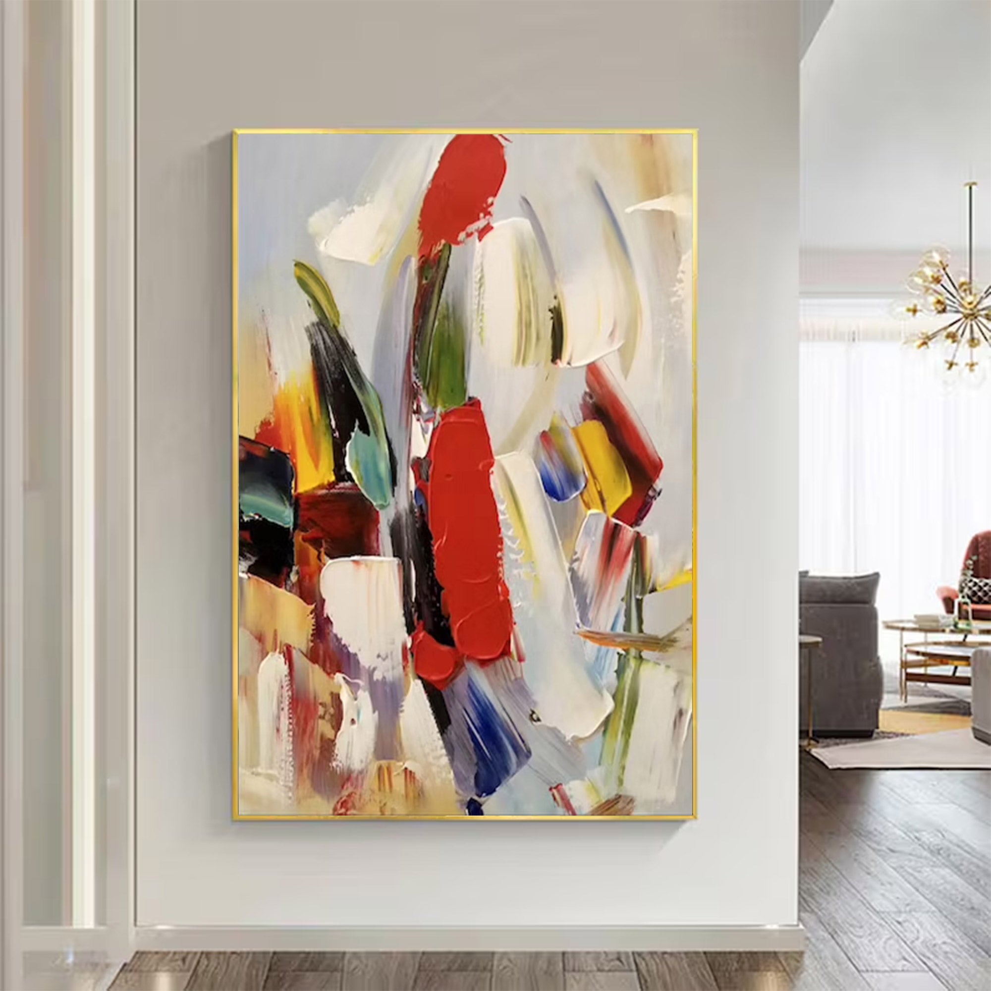 Vivid Colorful Expressive Abstract Art | MuroArt #WG 106