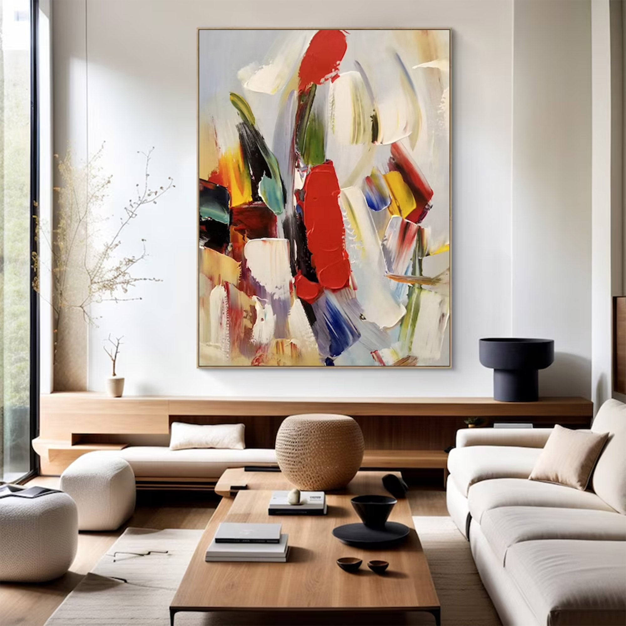 Vivid Colorful Expressive Abstract Art | MuroArt #WG 106