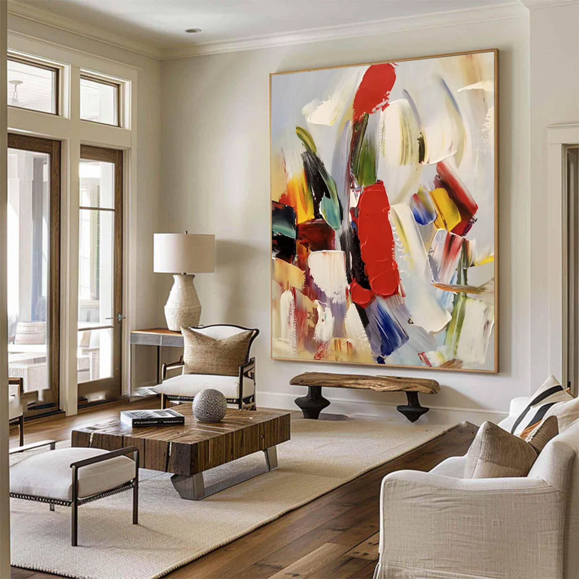 Vivid Colorful Expressive Abstract Art | MuroArt #WG 106