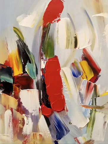 Vivid Colorful Expressive Abstract Art | MuroArt #WG 106