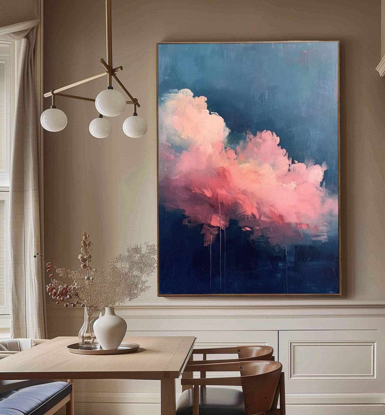 Ethereal Cloud Painting Pastel Skies for Contemporary Homes #SP 007