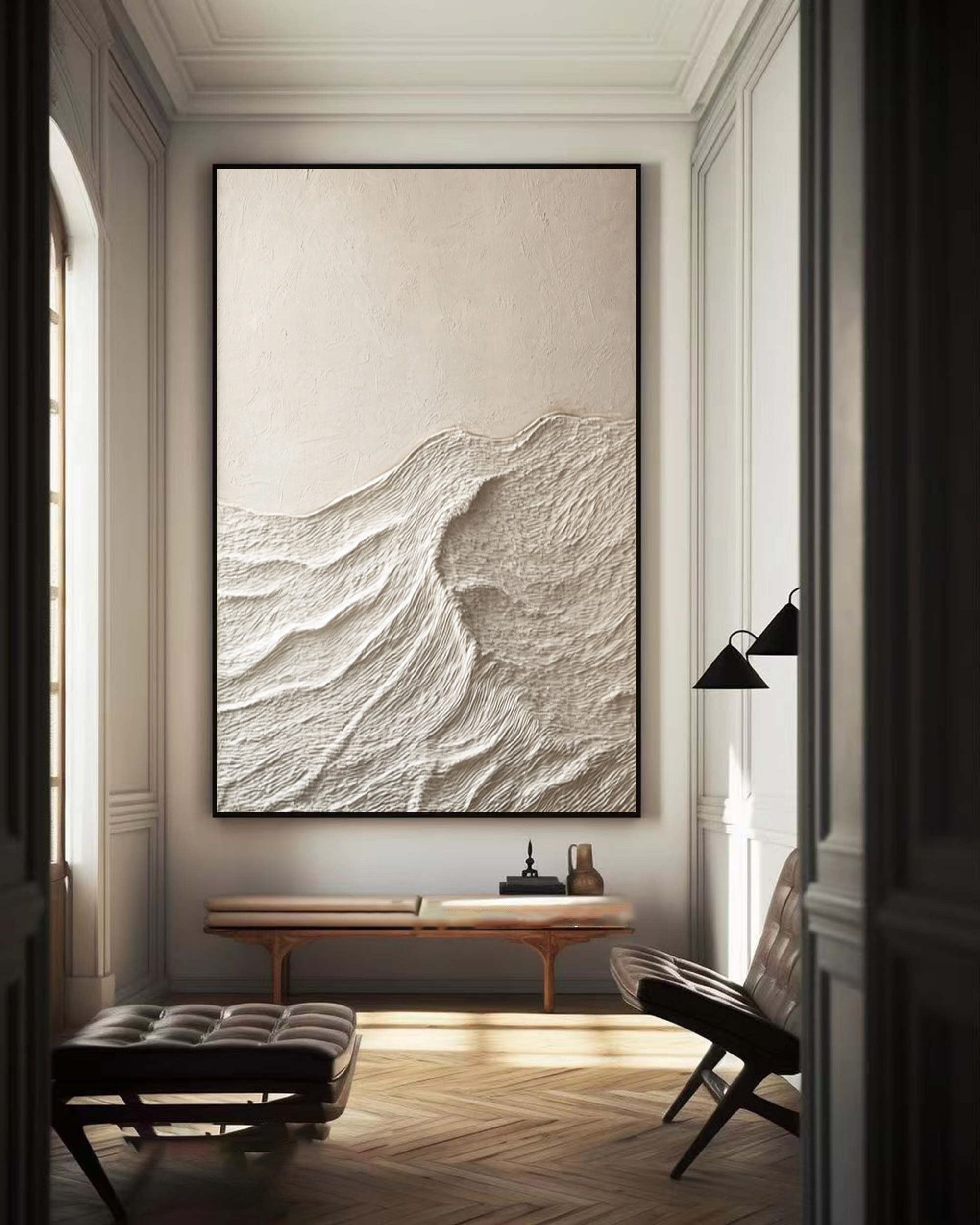 Minimalist Meets Nature Mountain Painting for Modern Homes #BBM 056