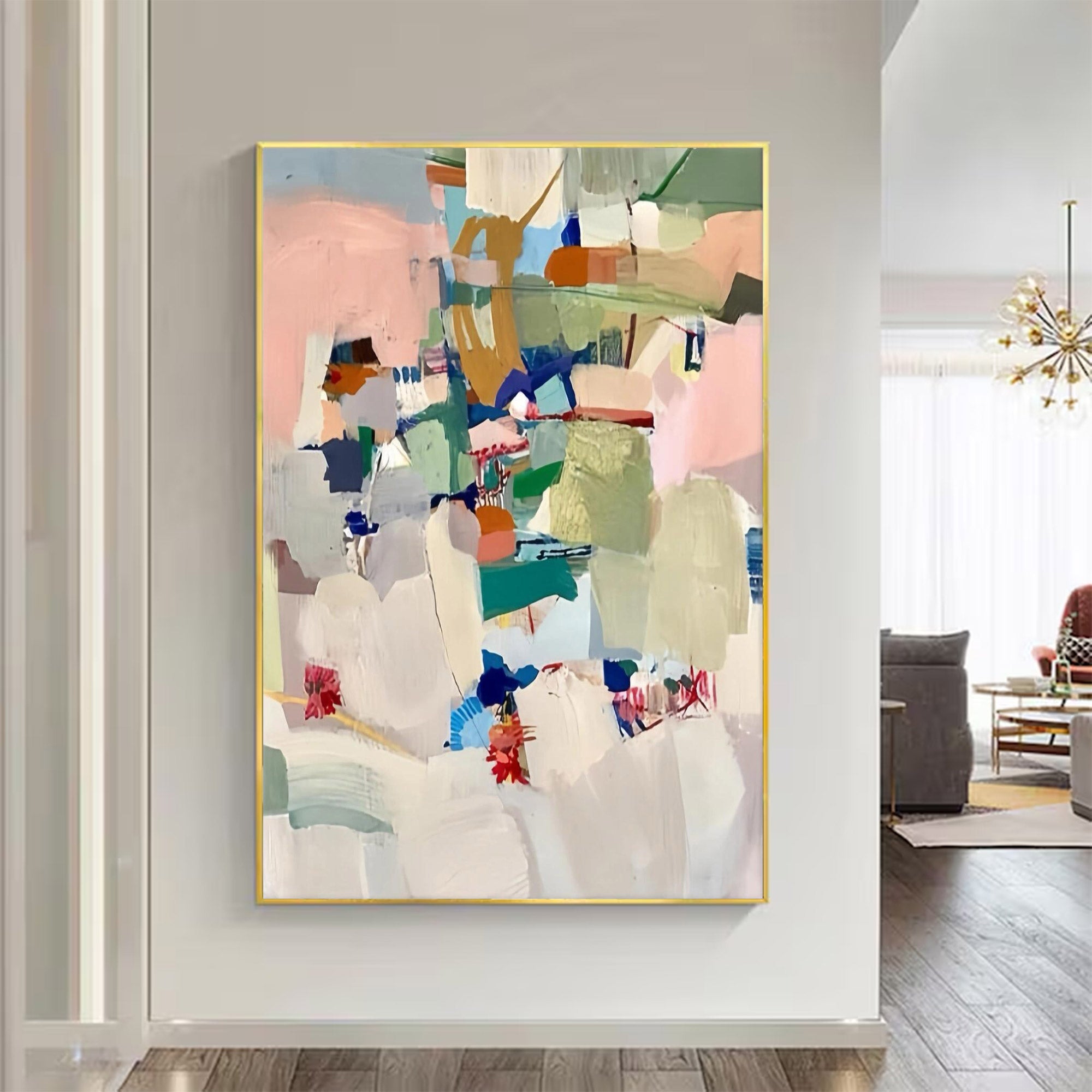Abstract Large Colorful Wall Art | MuroArt #WG 111