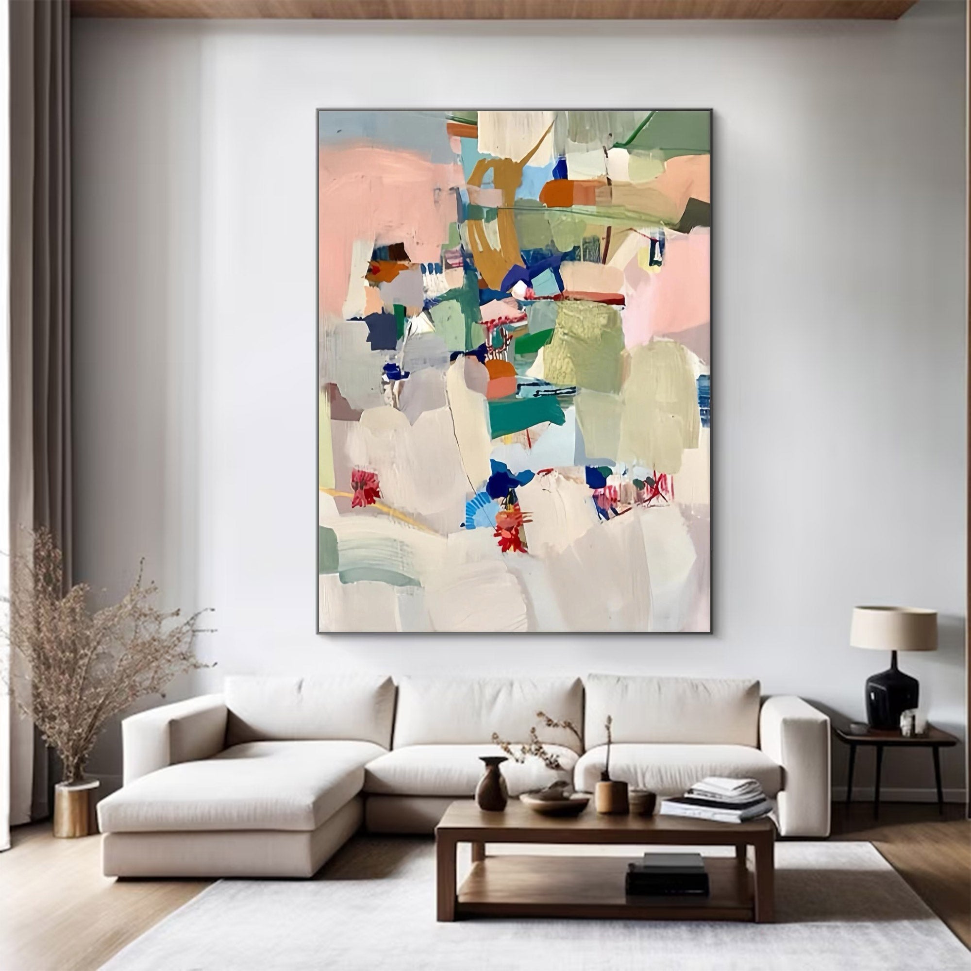 Abstract Large Colorful Wall Art | MuroArt #WG 111