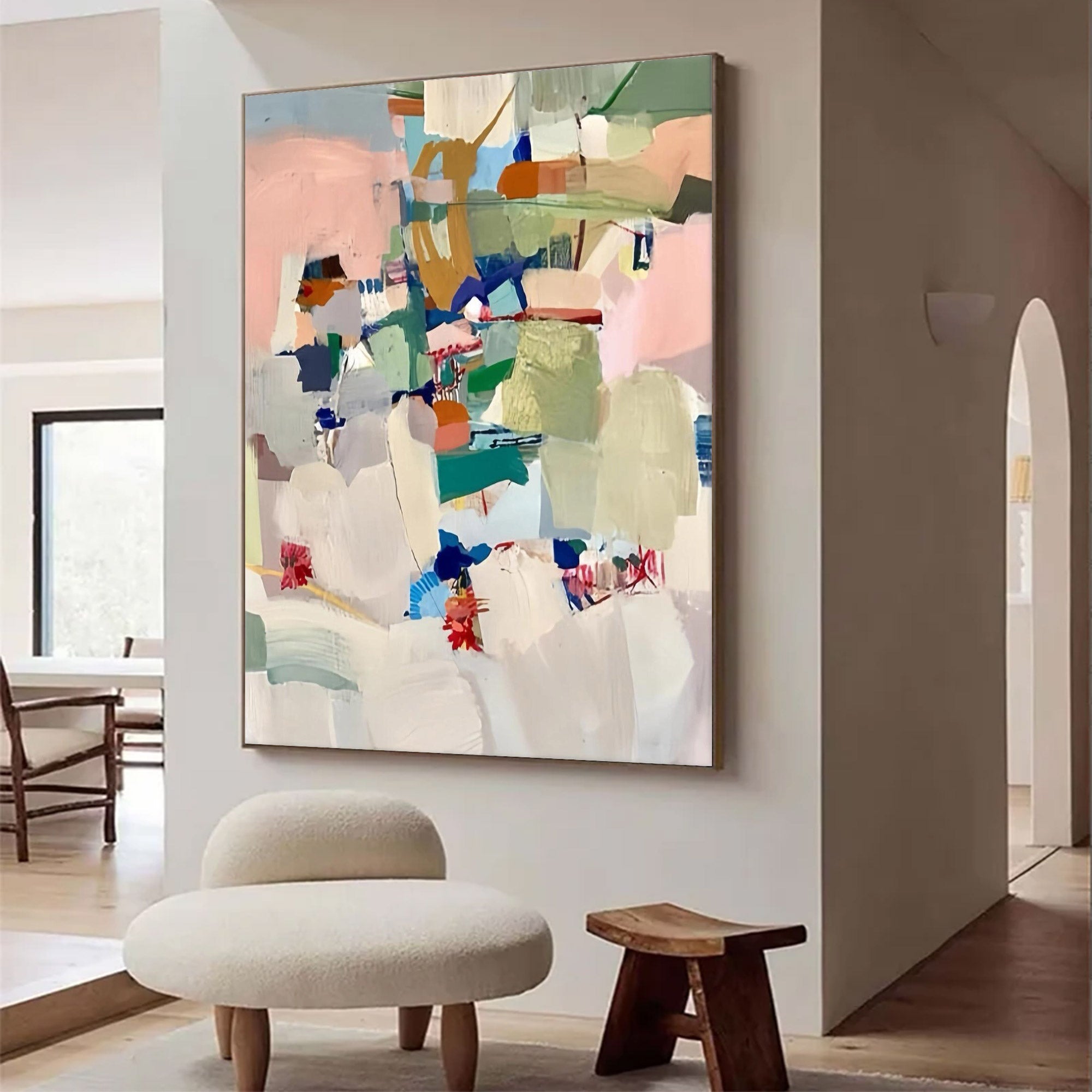 Abstract Large Colorful Wall Art | MuroArt #WG 111