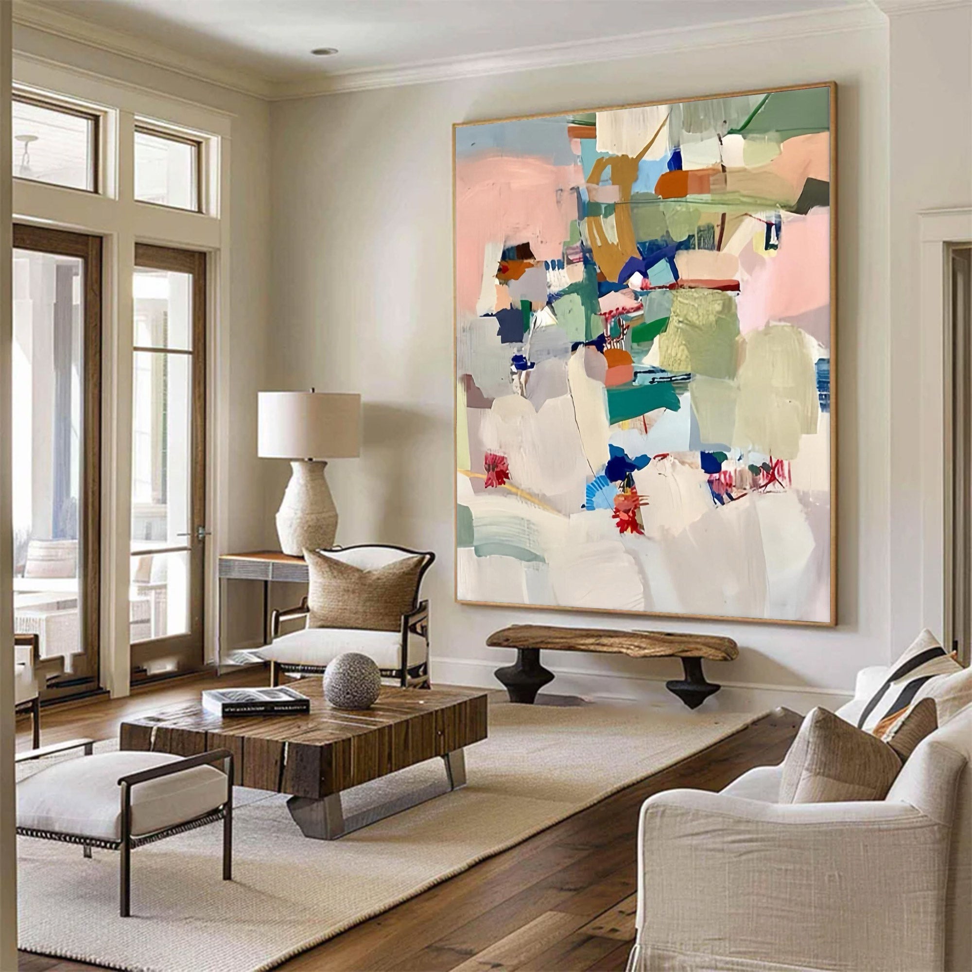 Abstract Large Colorful Wall Art | MuroArt #WG 111