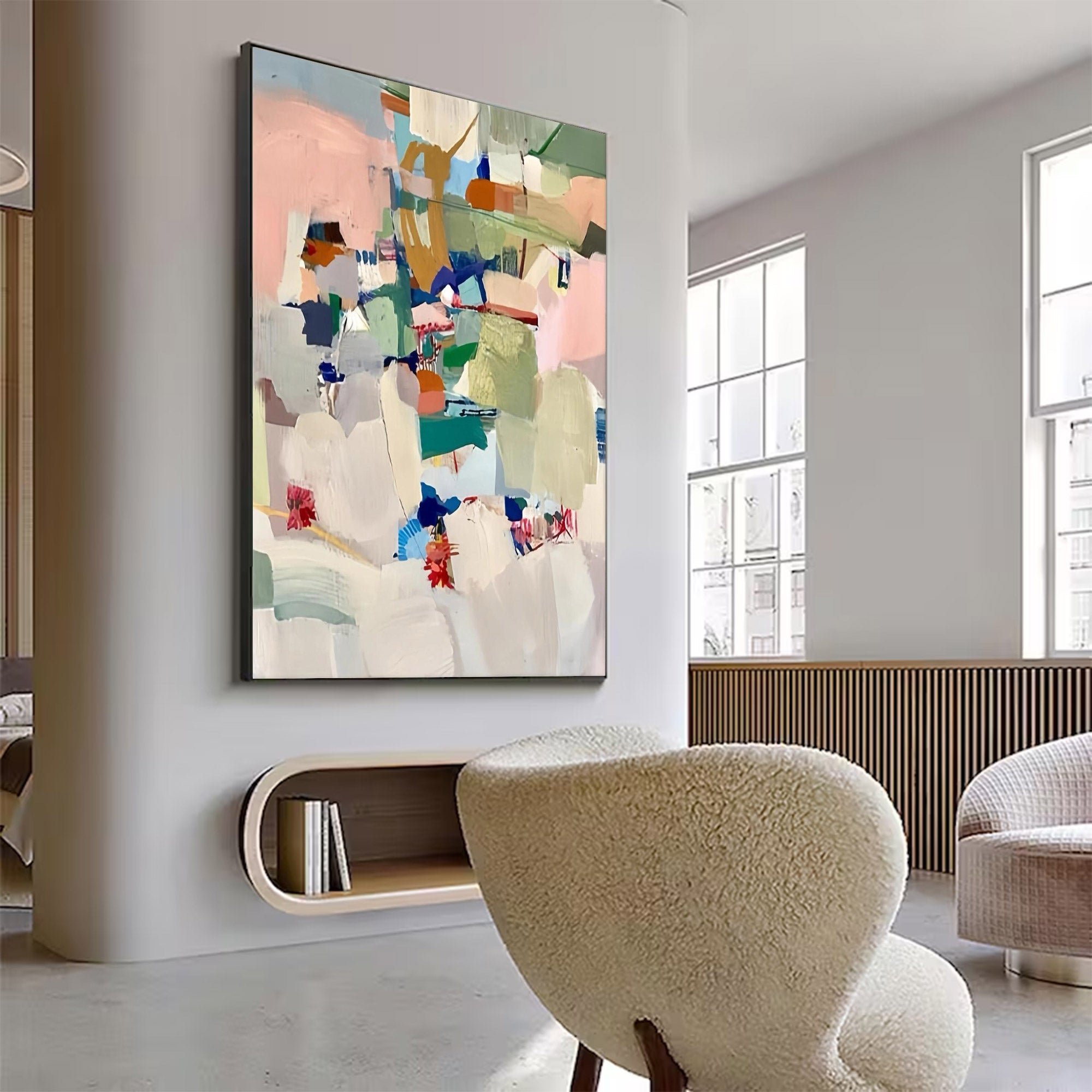 Abstract Large Colorful Wall Art | MuroArt #WG 111