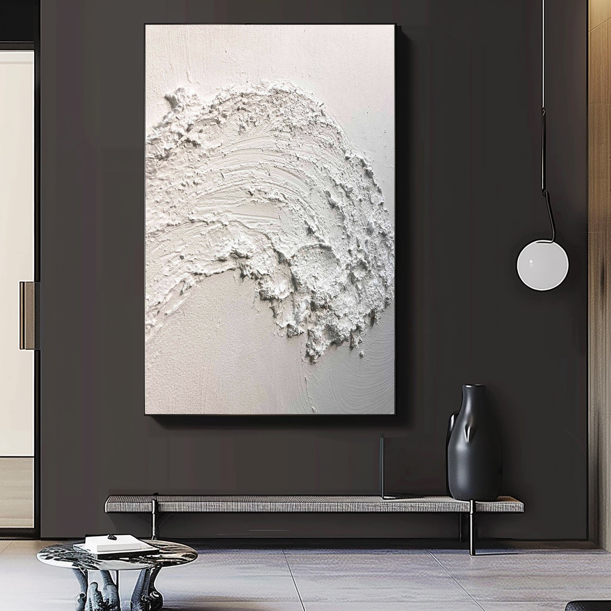 White Minimalist Painting #WM 003