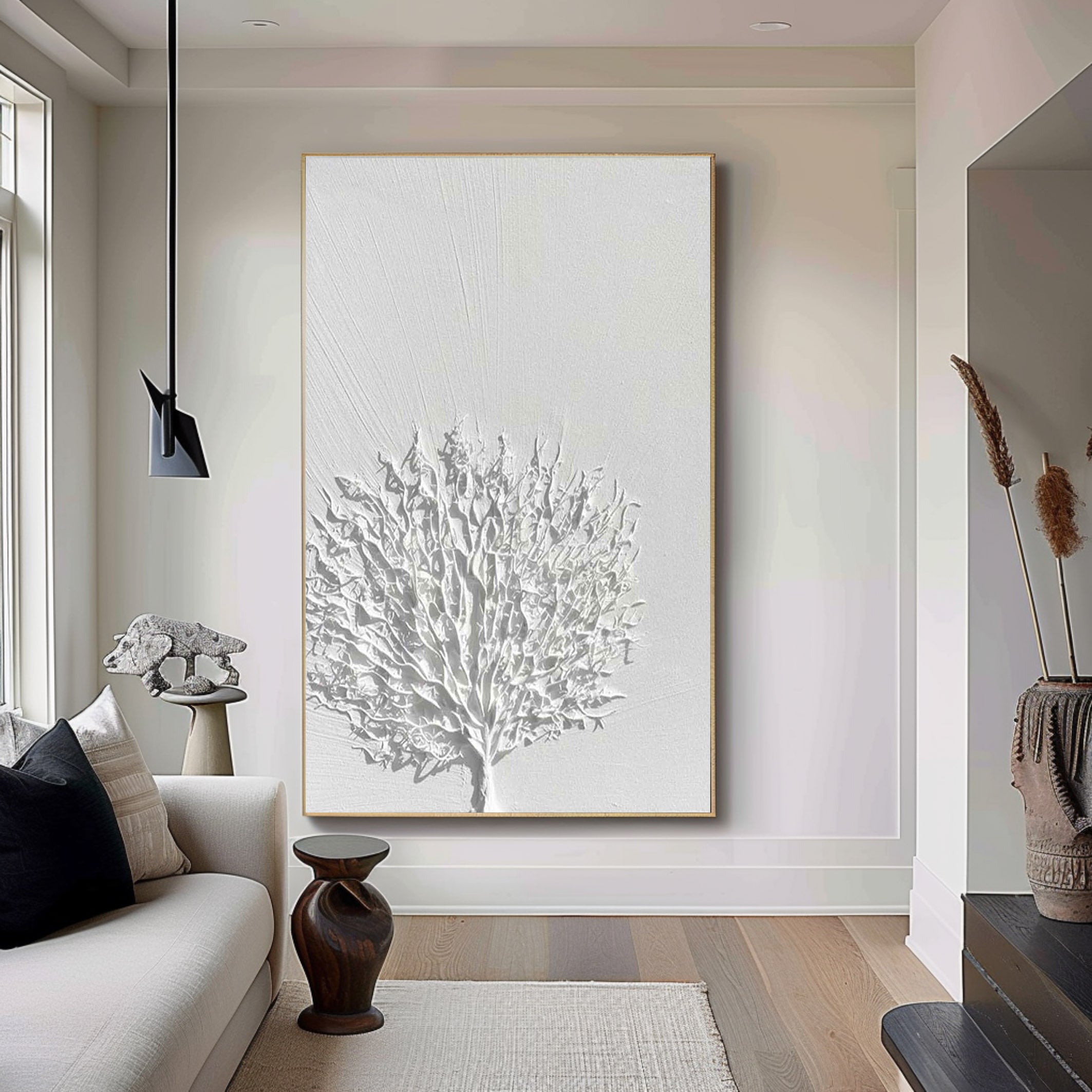 White Minimalist Painting #WM 006