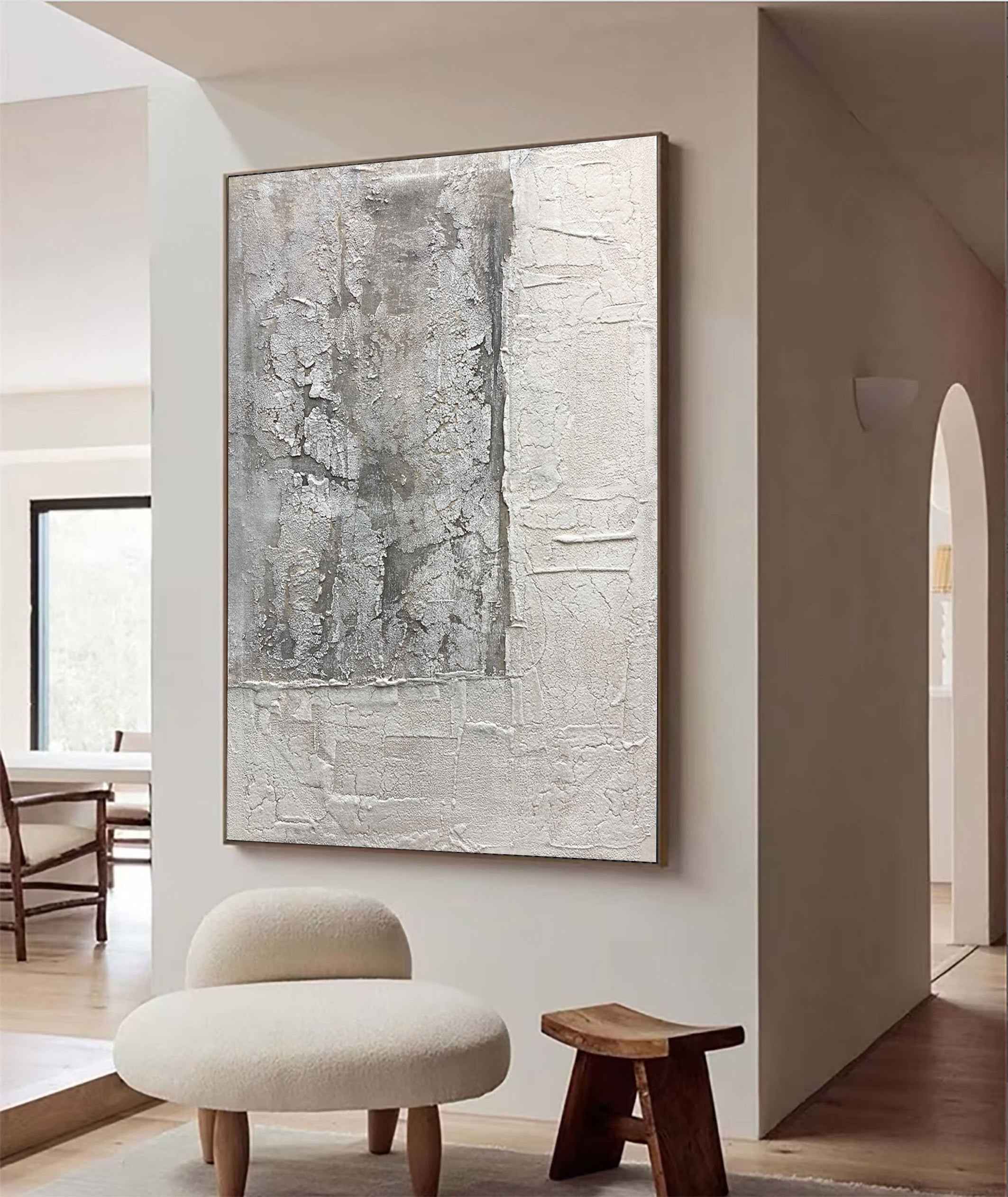 Grey Abstract Painting #GAP 007