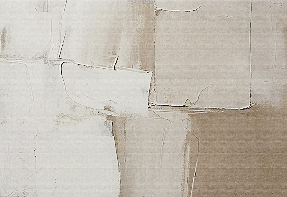 Beige & Brown Abstract Painting #BBA 002