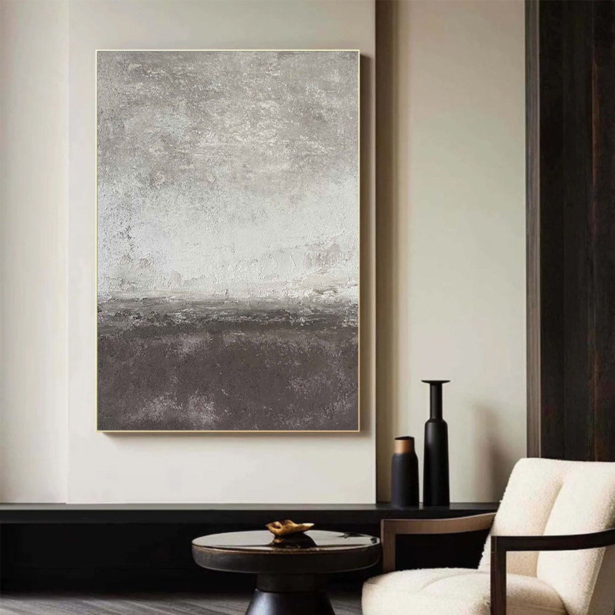 Grey Abstract Painting #GAP 005