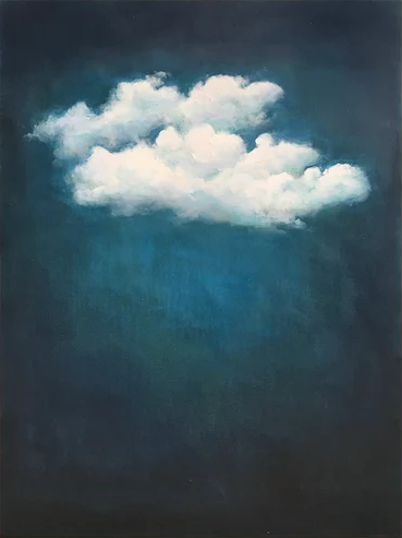 Ethereal Cloudscape Painting Elegant Wall Art for Living Spaces #SP 002