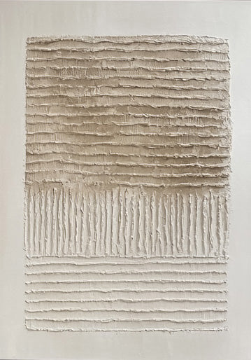 Textured Art with Horizontal and Vertical Rhythms for Decor #BGA 279