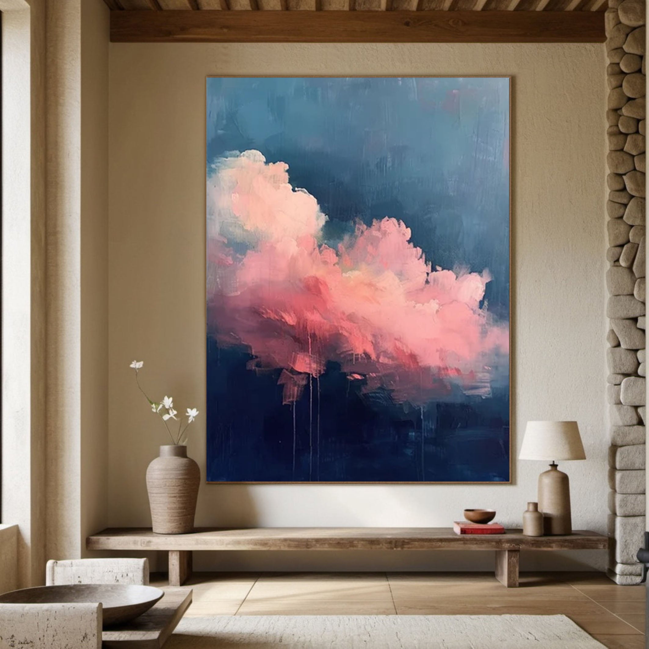 Ethereal Cloud Painting Pastel Skies for Contemporary Homes #SP 007