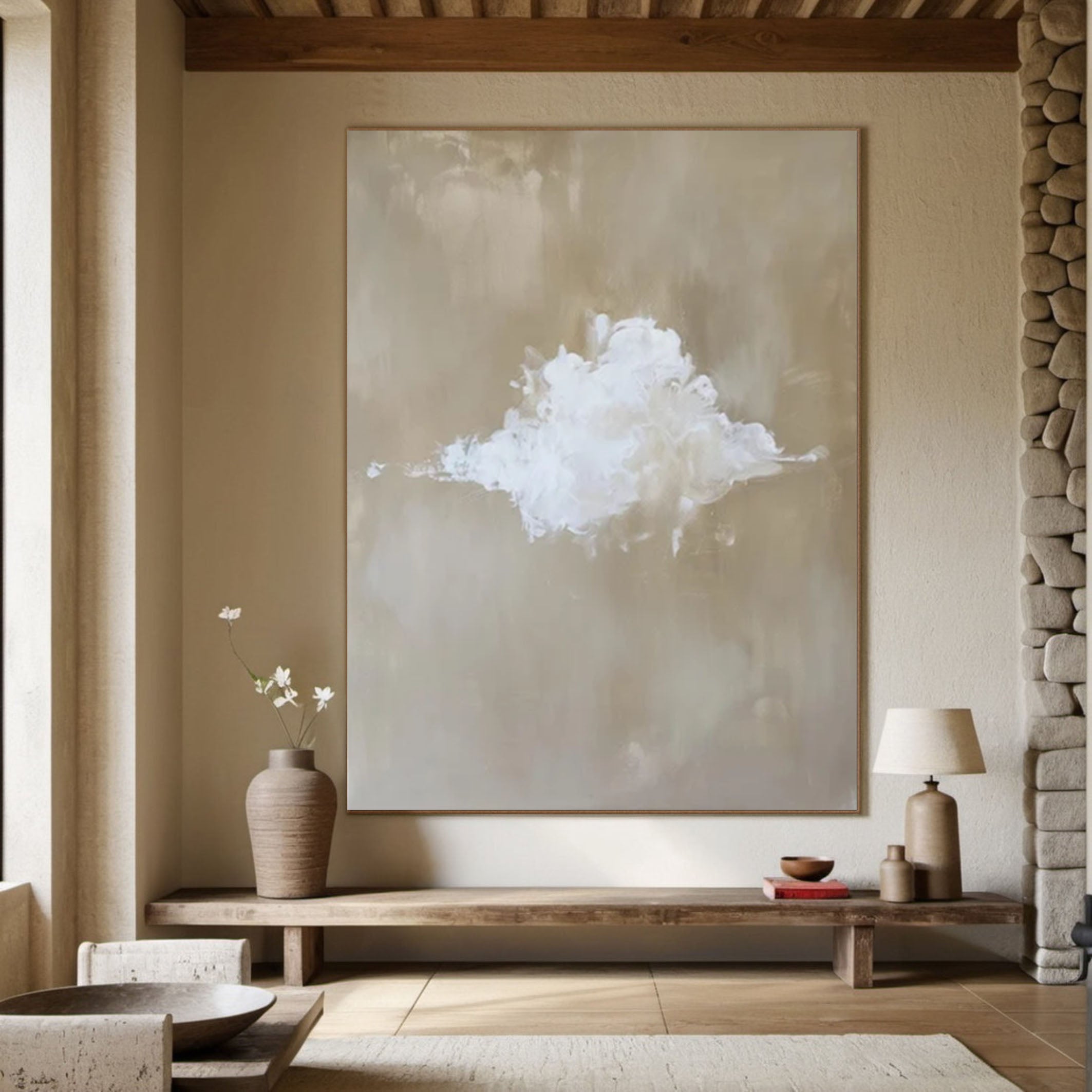 Minimalist Cloud Artwork Chic and Simple Home Decor #SP 008