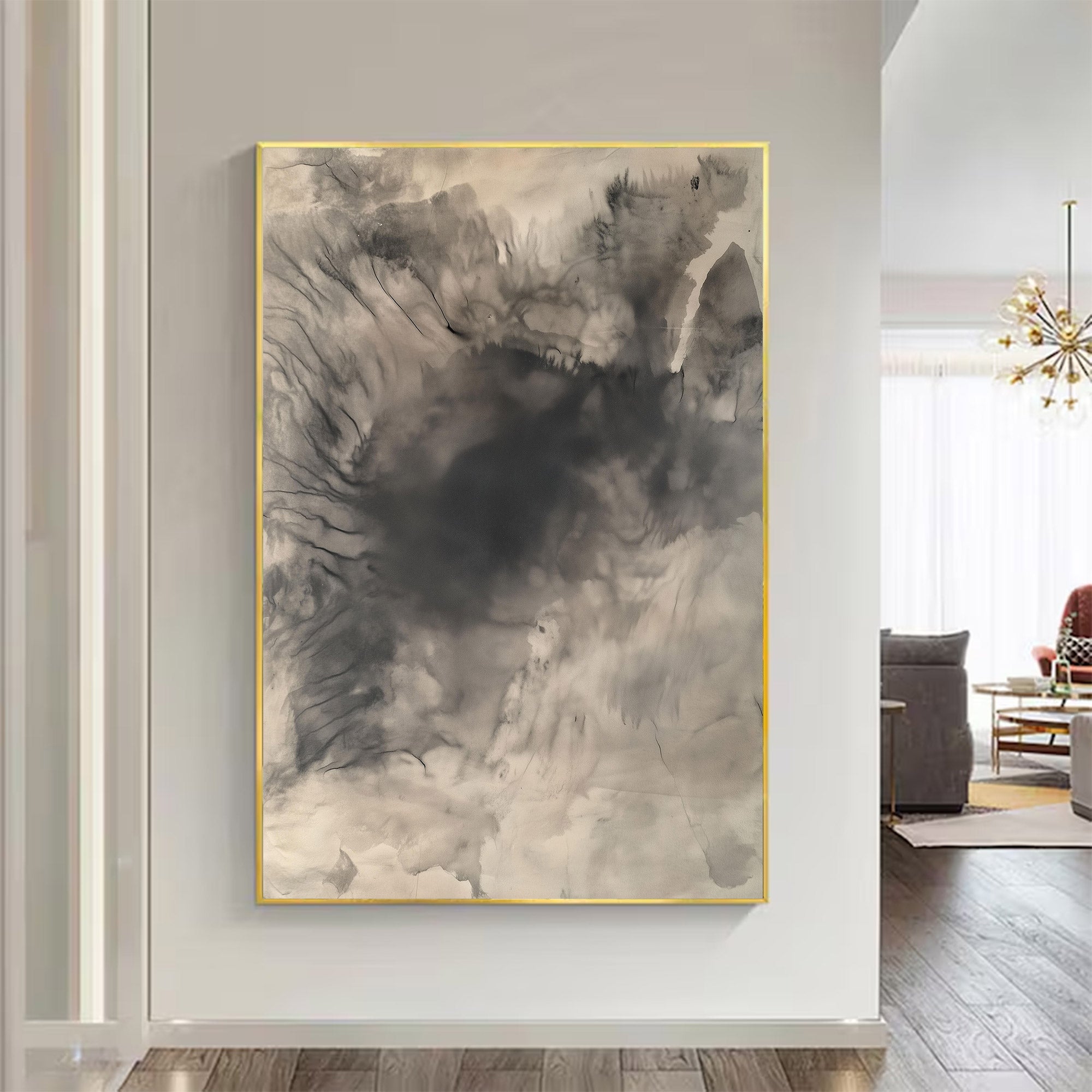Abstract Large Textured Neutral Art | MuroArt #WG 115