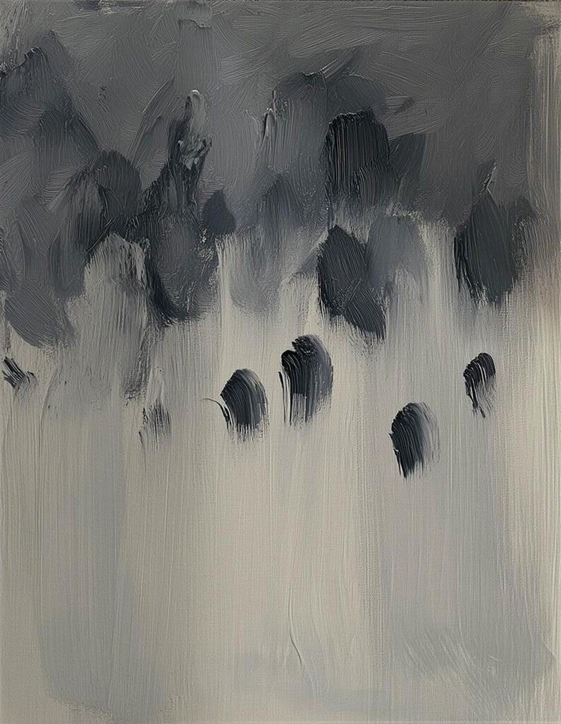 Contemporary Large Moody Abstract Ar | MuroArt #WG 116