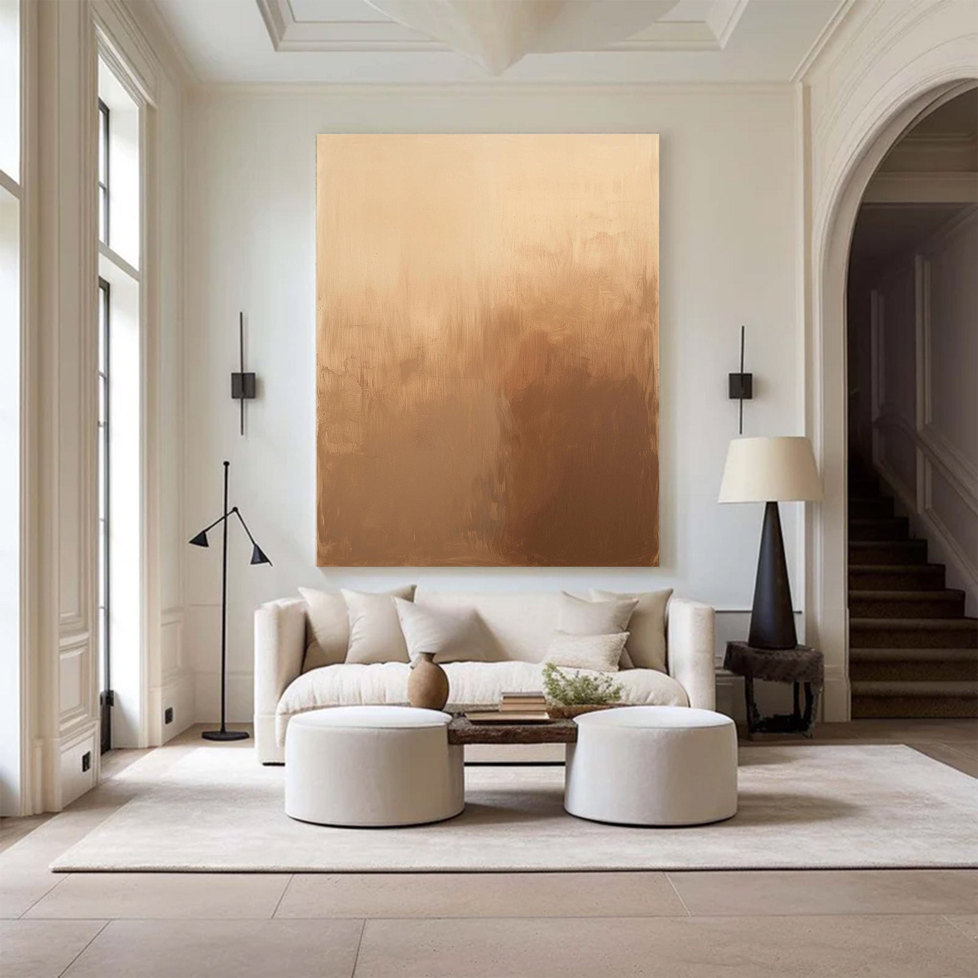 Contemporary Large Moody Abstract Art | MuroArt #WG 122