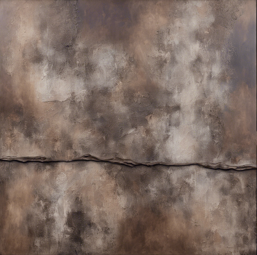 Beige & Brown Abstract Painting #BBA 008