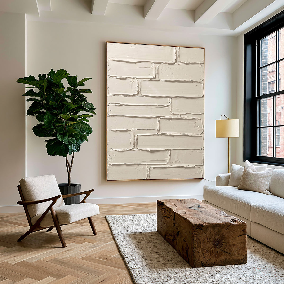 Layers Of Quiet Stone And Light Large White Textured Abstract Wall Art Sculptural Relief Contemporary Artwork